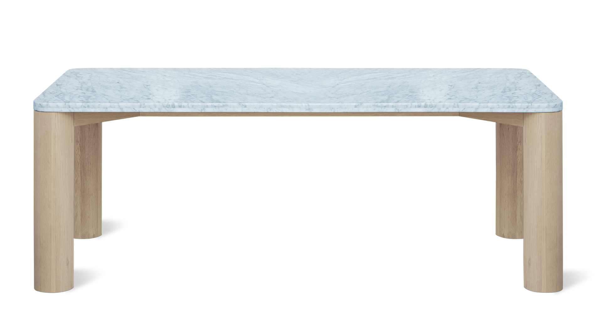 Field Dining Table, Seats 6-8 People, Oak/Carrara Marble_image