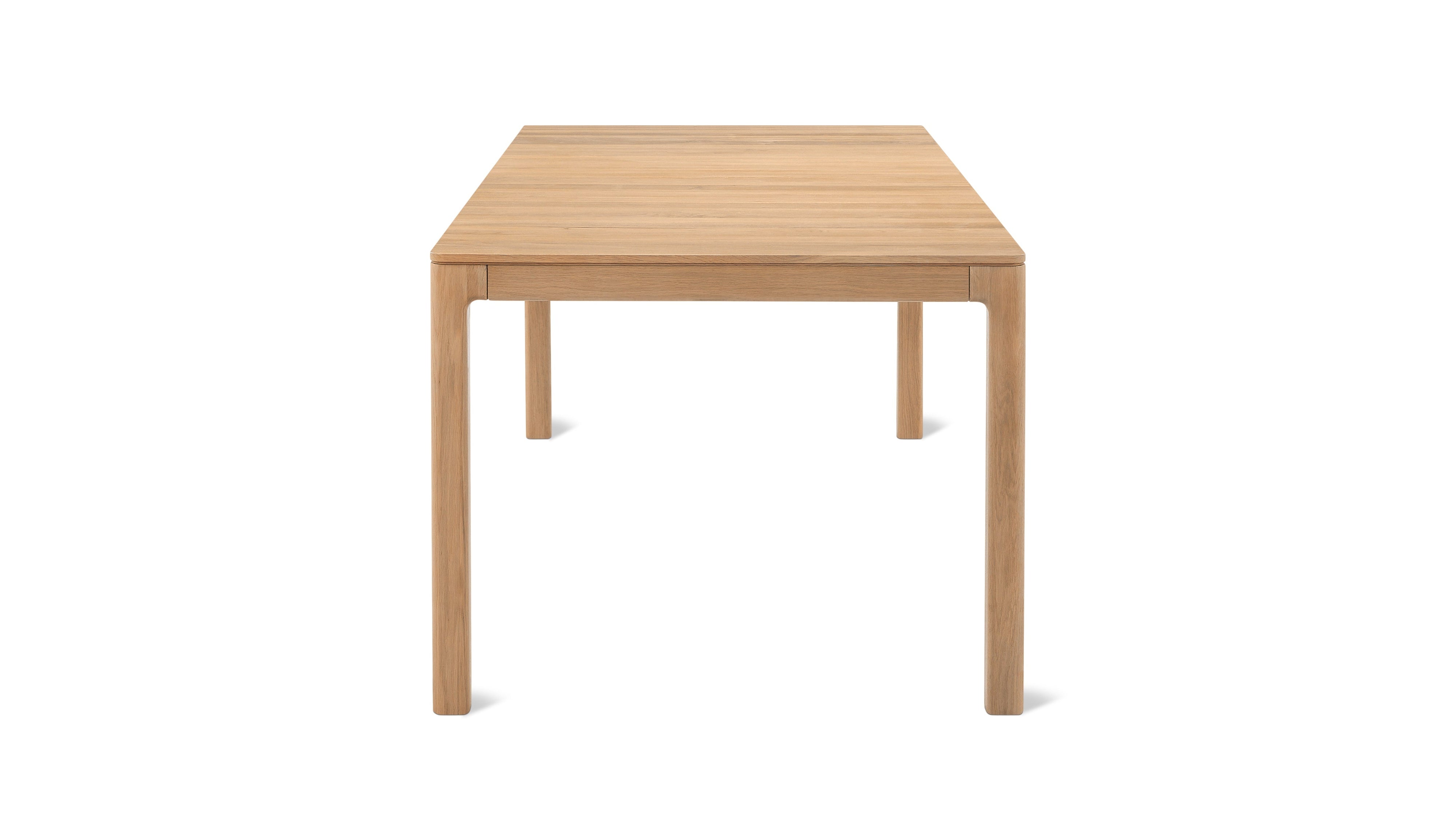 Bridge Extendable Dining Table, Seats 6-10, Oak
