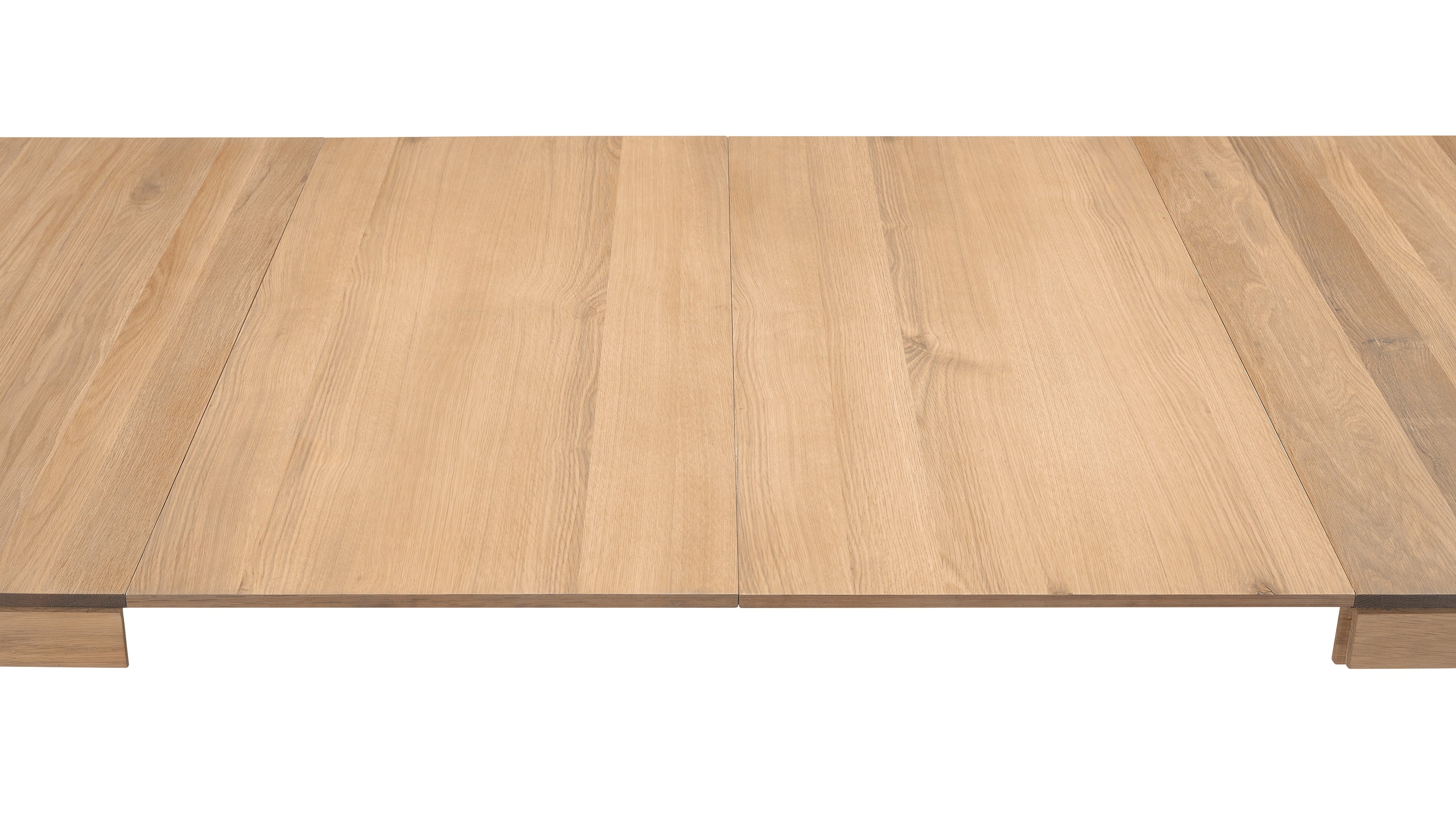 Bridge Extendable Dining Table, Seats 6-10, Oak