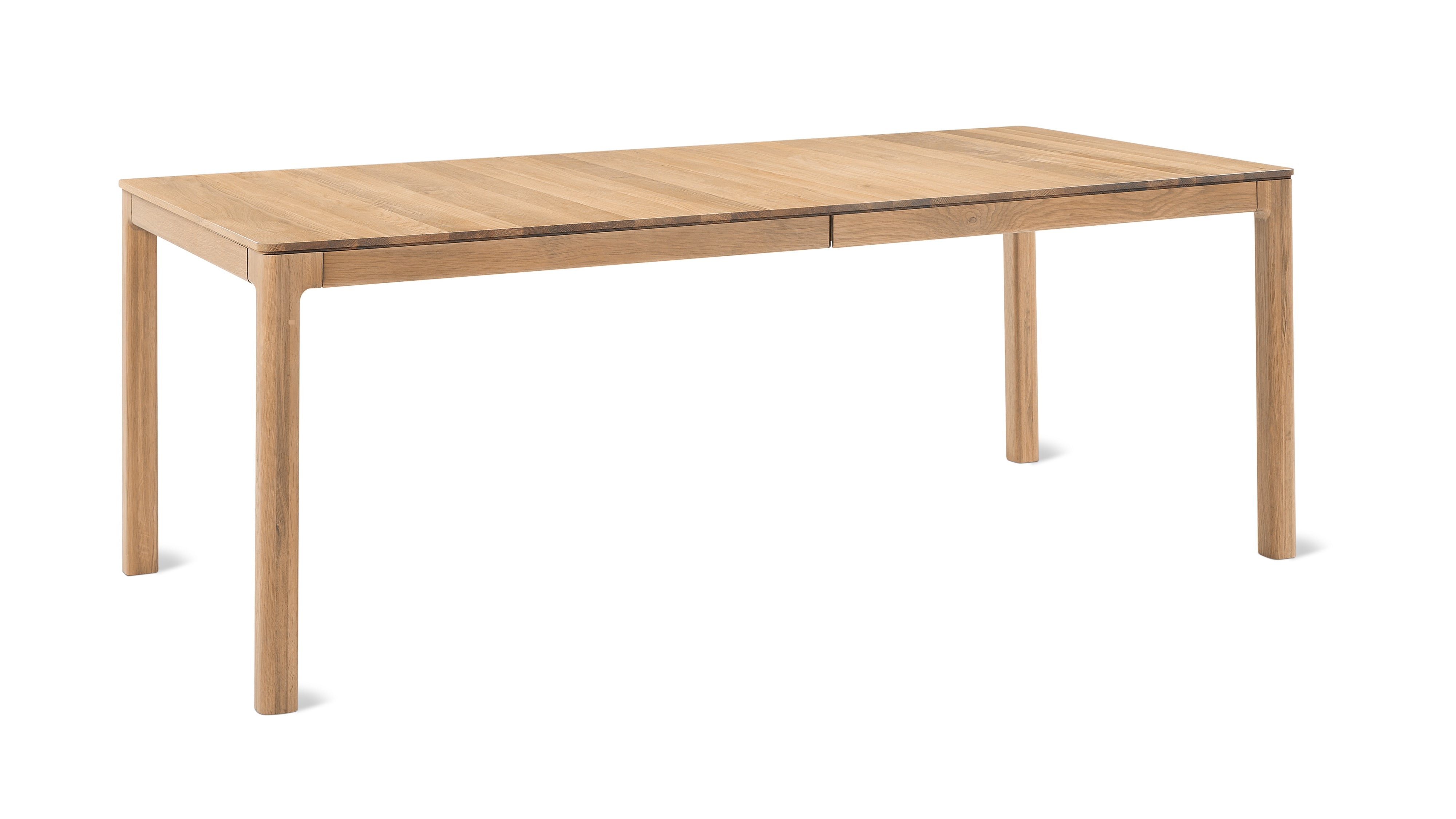 Bridge Extendable Dining Table, Seats 6-10, Oak