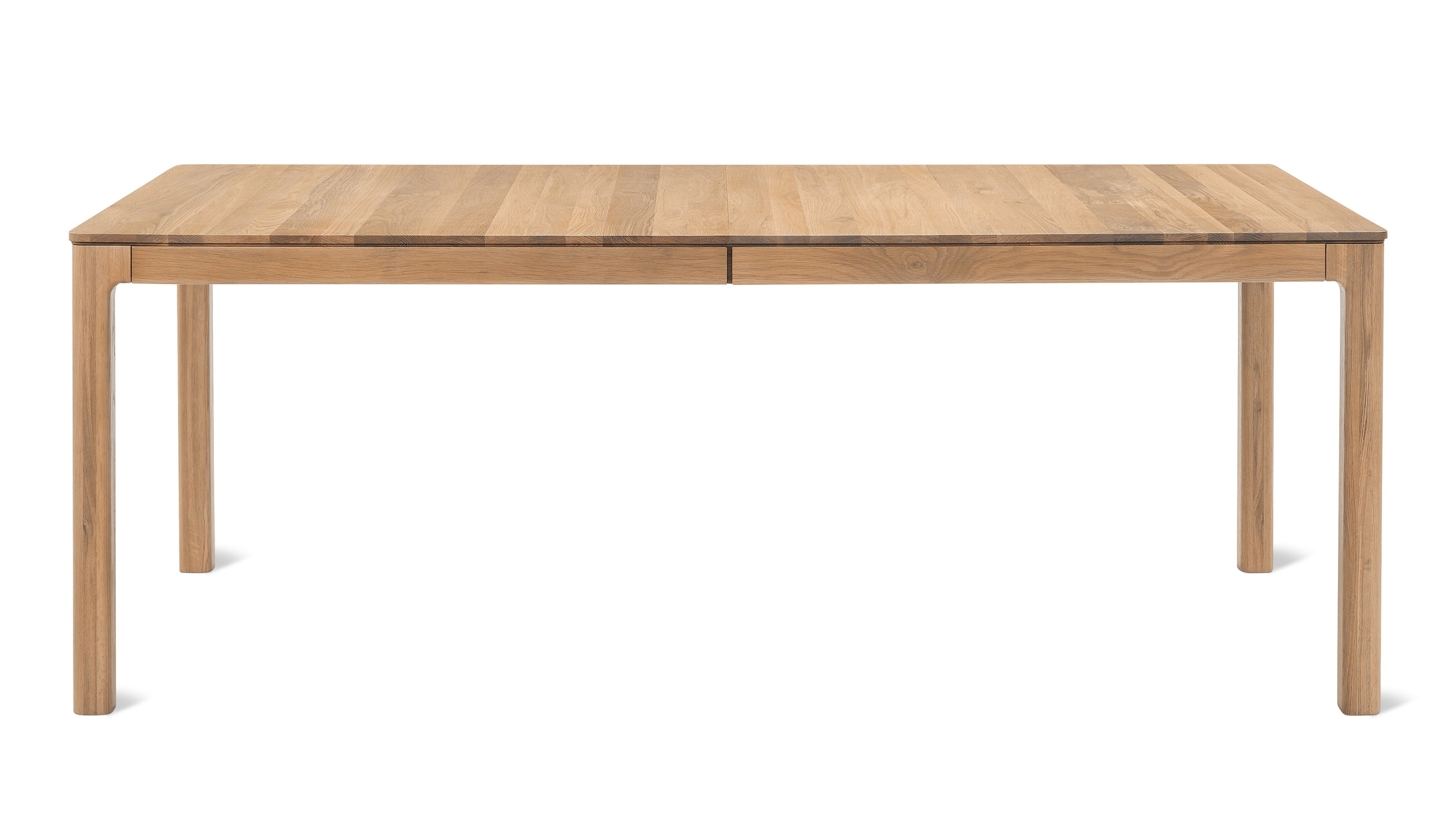 Bridge Extendable Dining Table, Seats 6-10, Oak