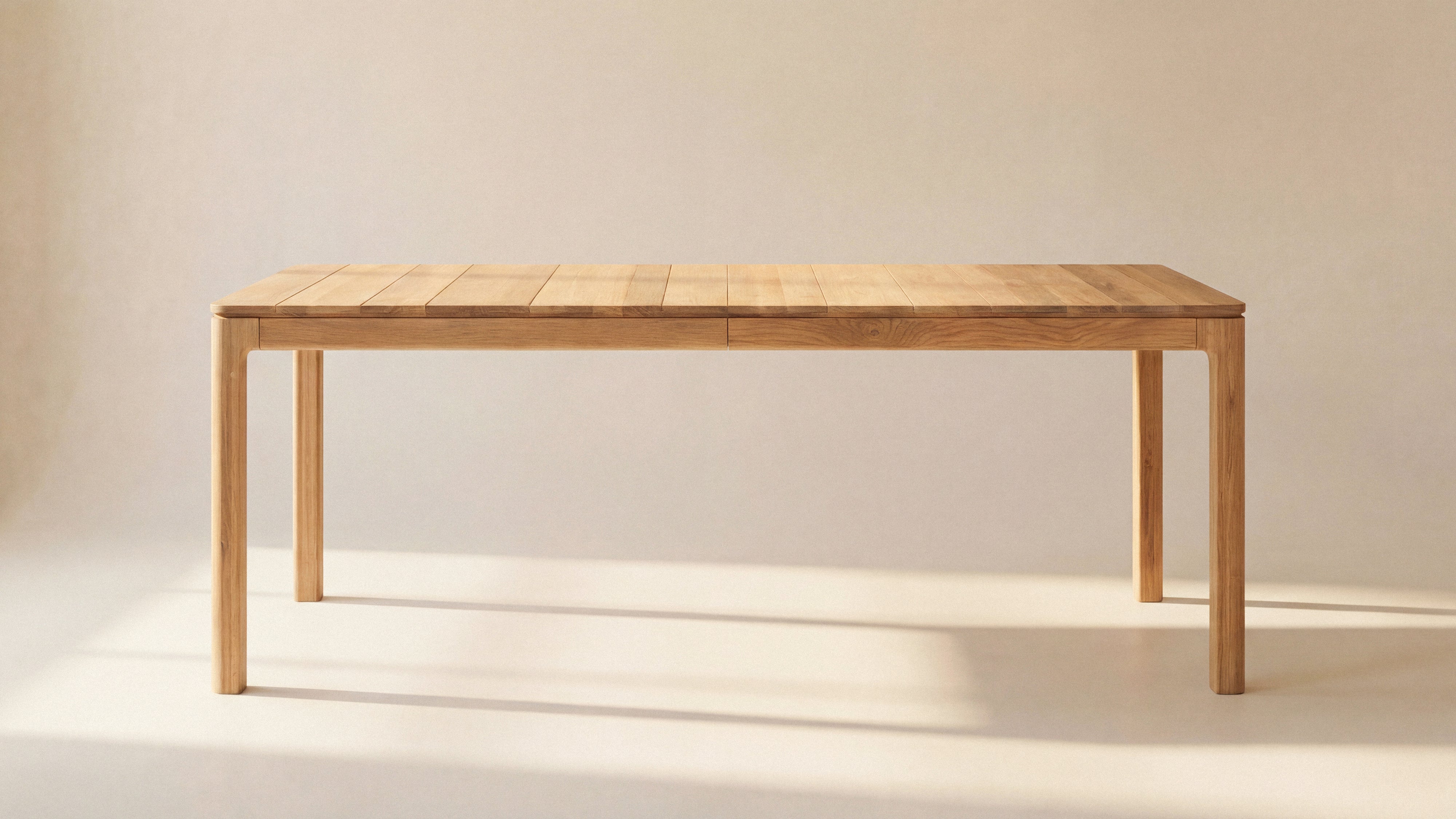 Bridge Extendable Dining Table, Seats 6-10, Oak