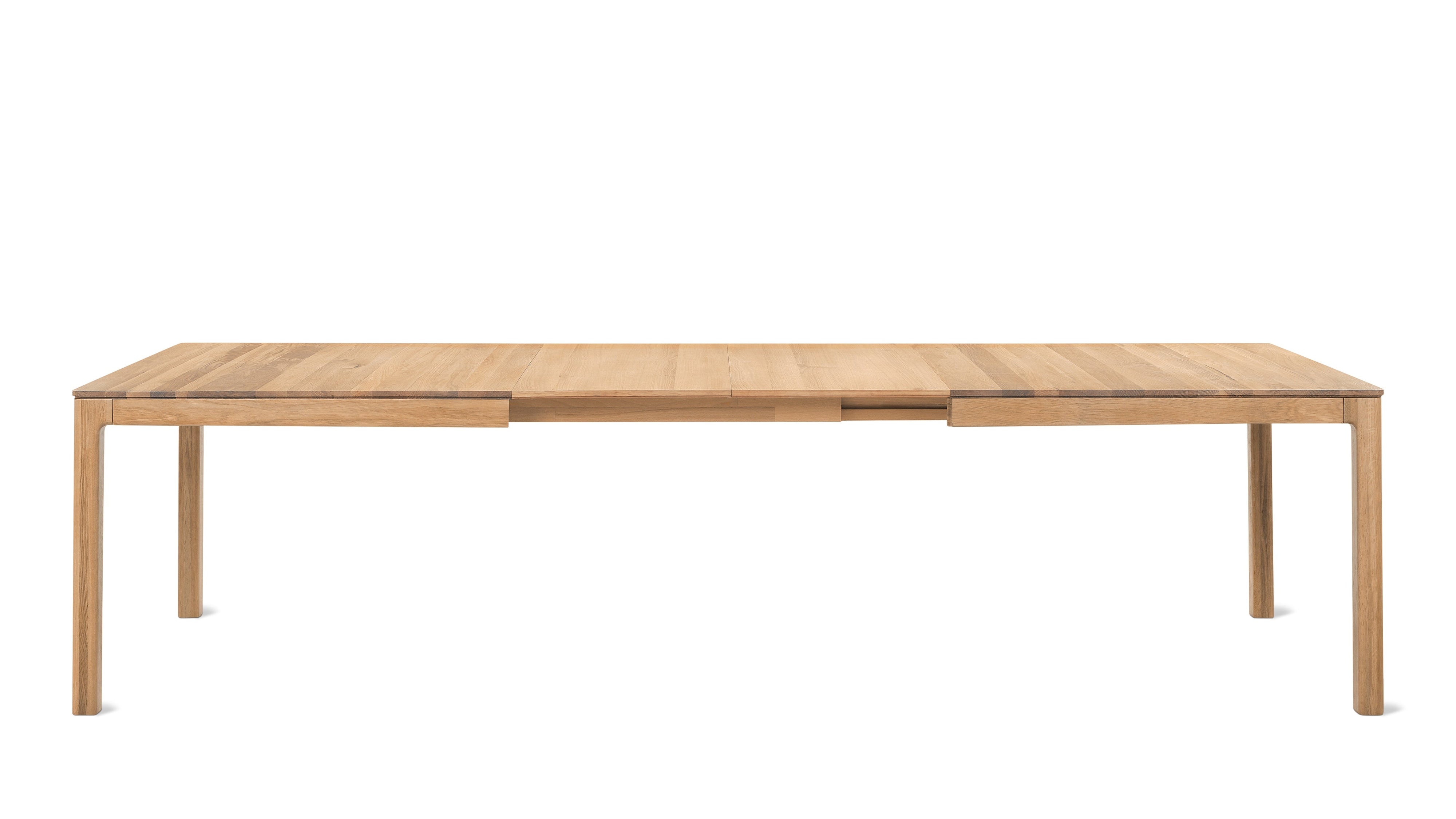 Bridge Extendable Dining Table, Seats 6-10, Oak