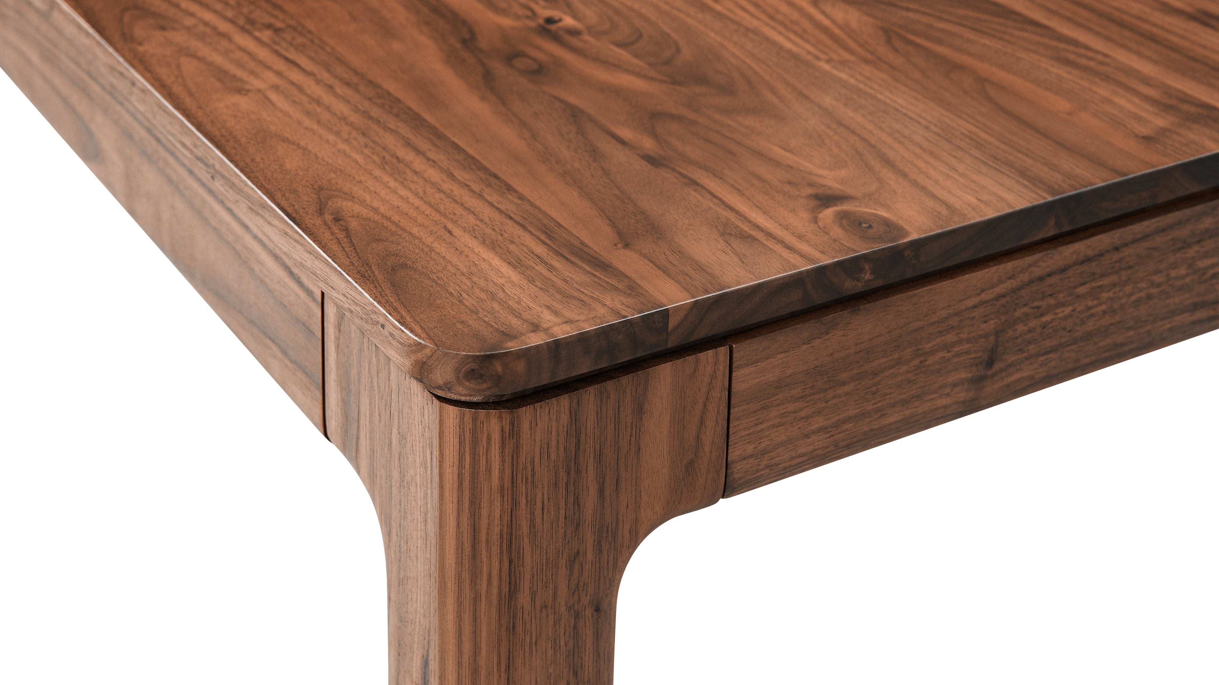 Bridge Extendable Dining Table, Seats, 6-10, American Walnut