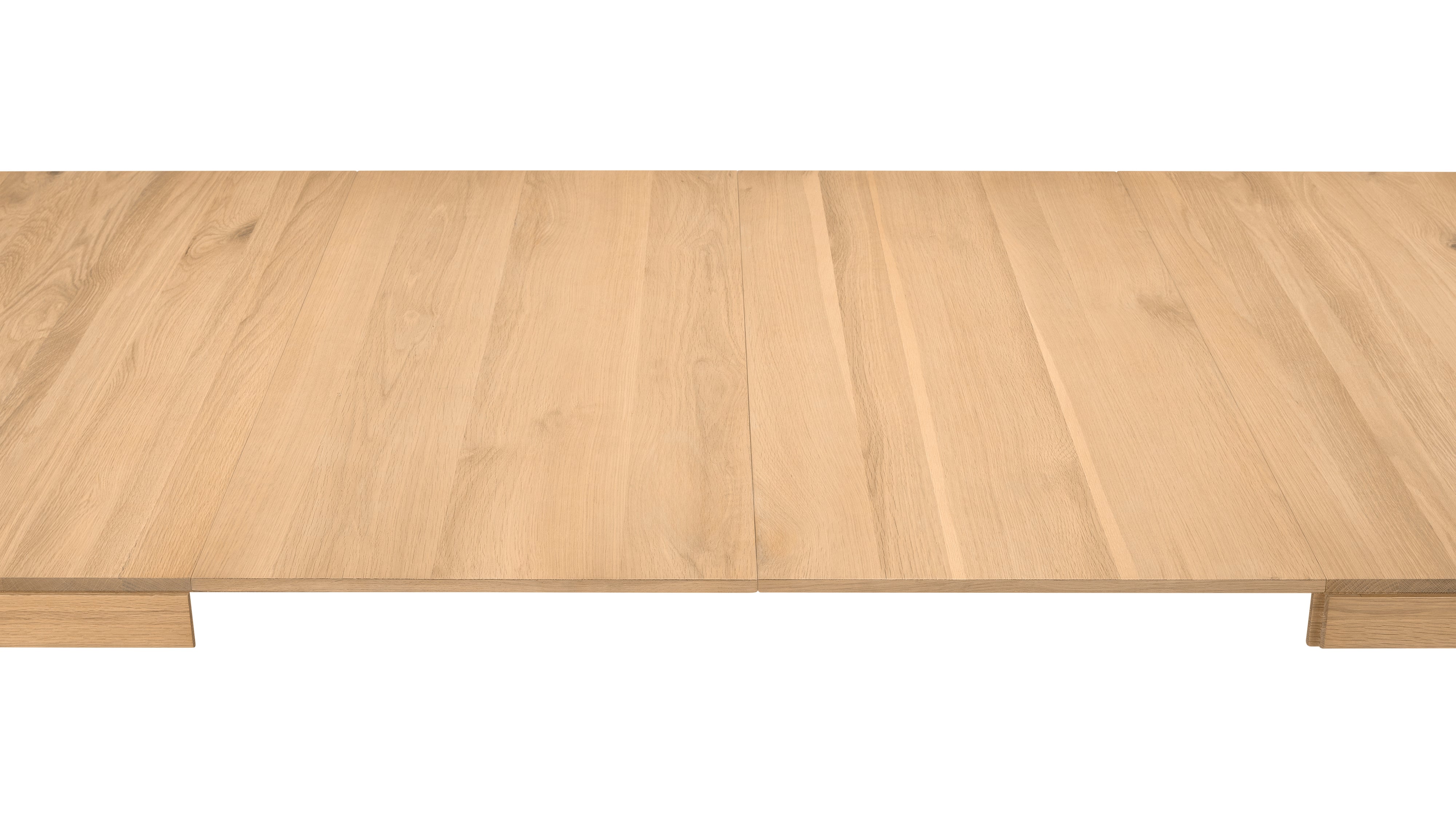 Bridge Extendable Dining Table, Seats 6-10, Oak