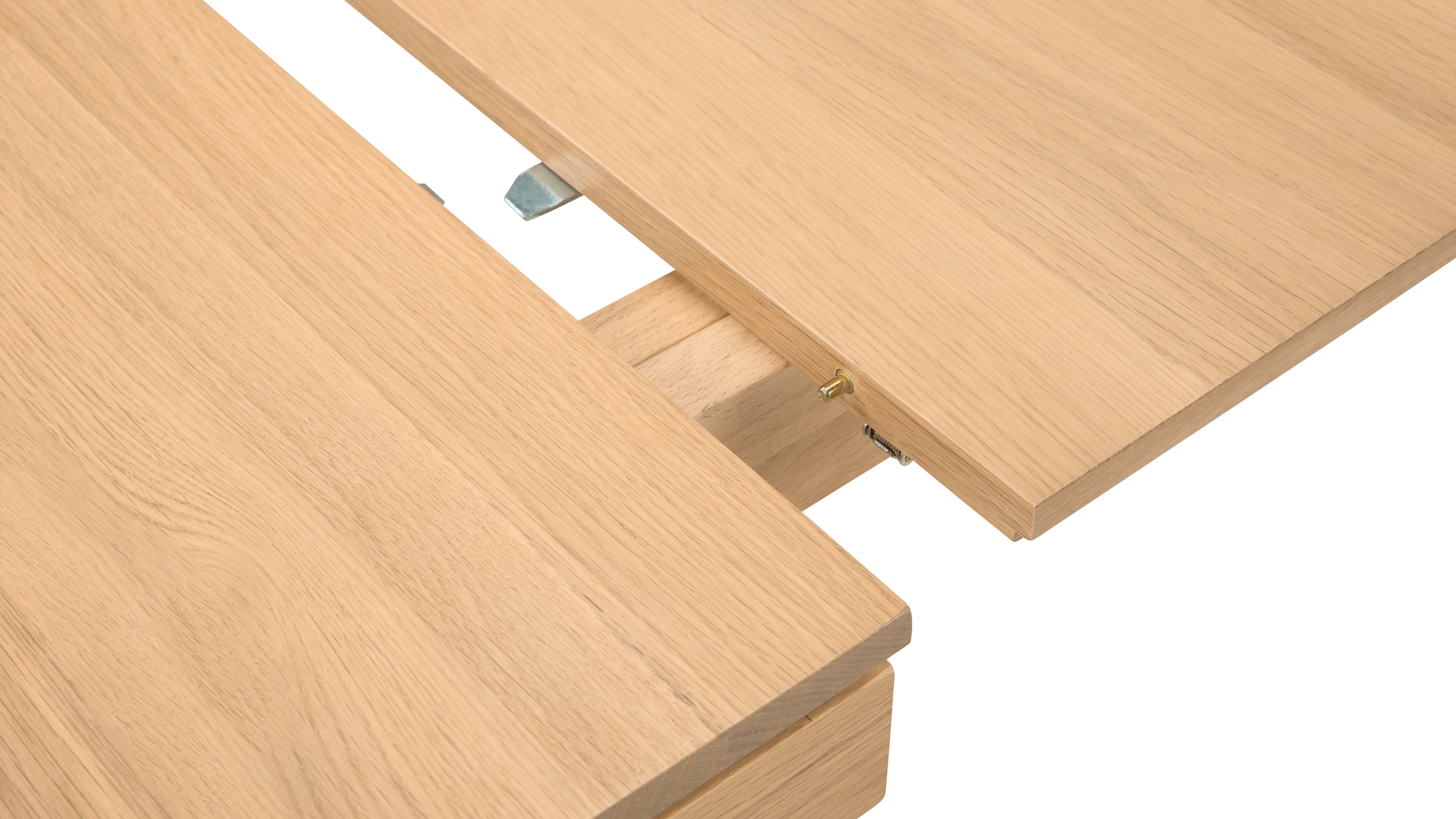Bridge Extendable Dining Table, Seats 6-10, Oak
