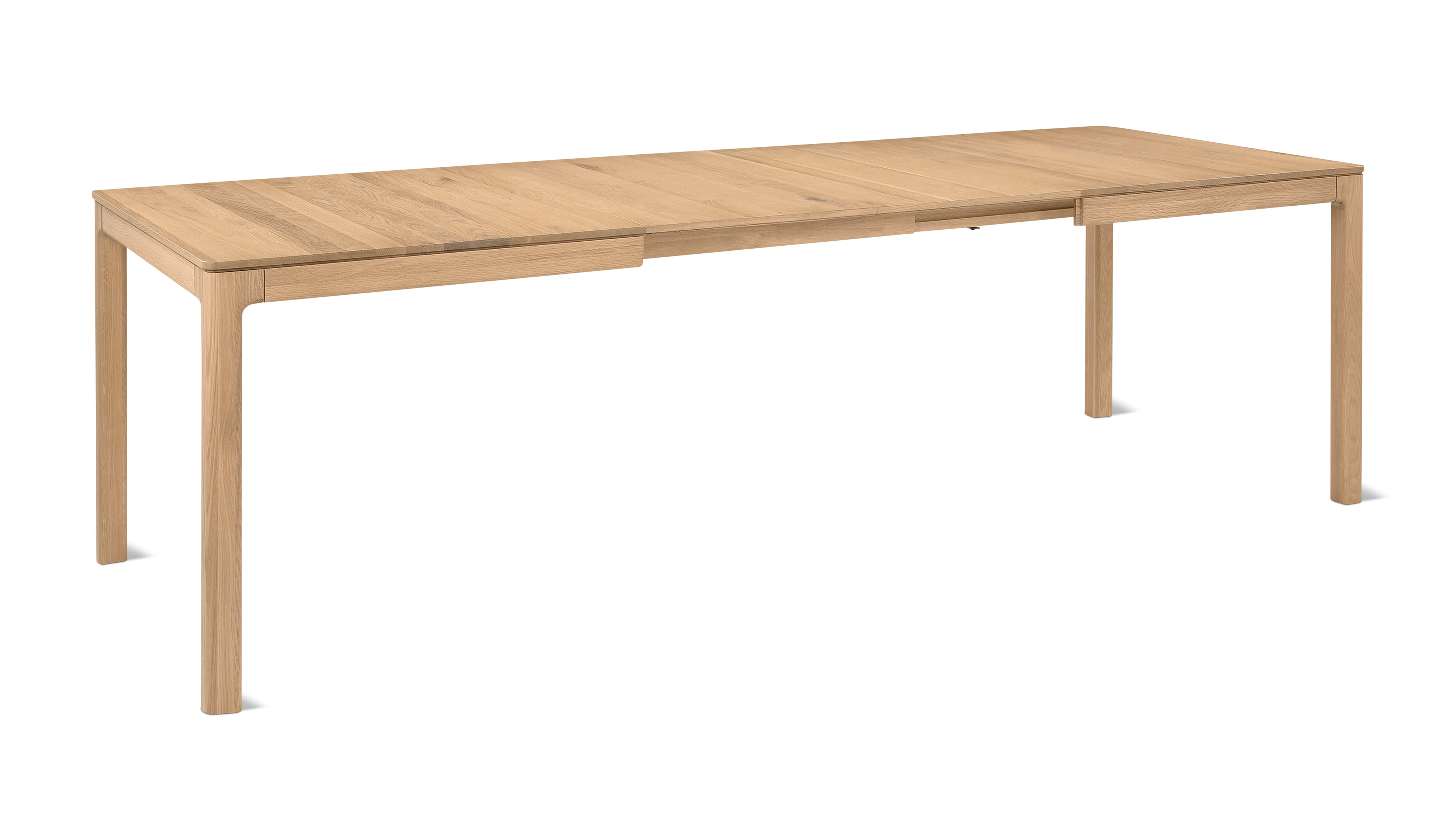 Bridge Extendable Dining Table, Seats 6-10, Oak