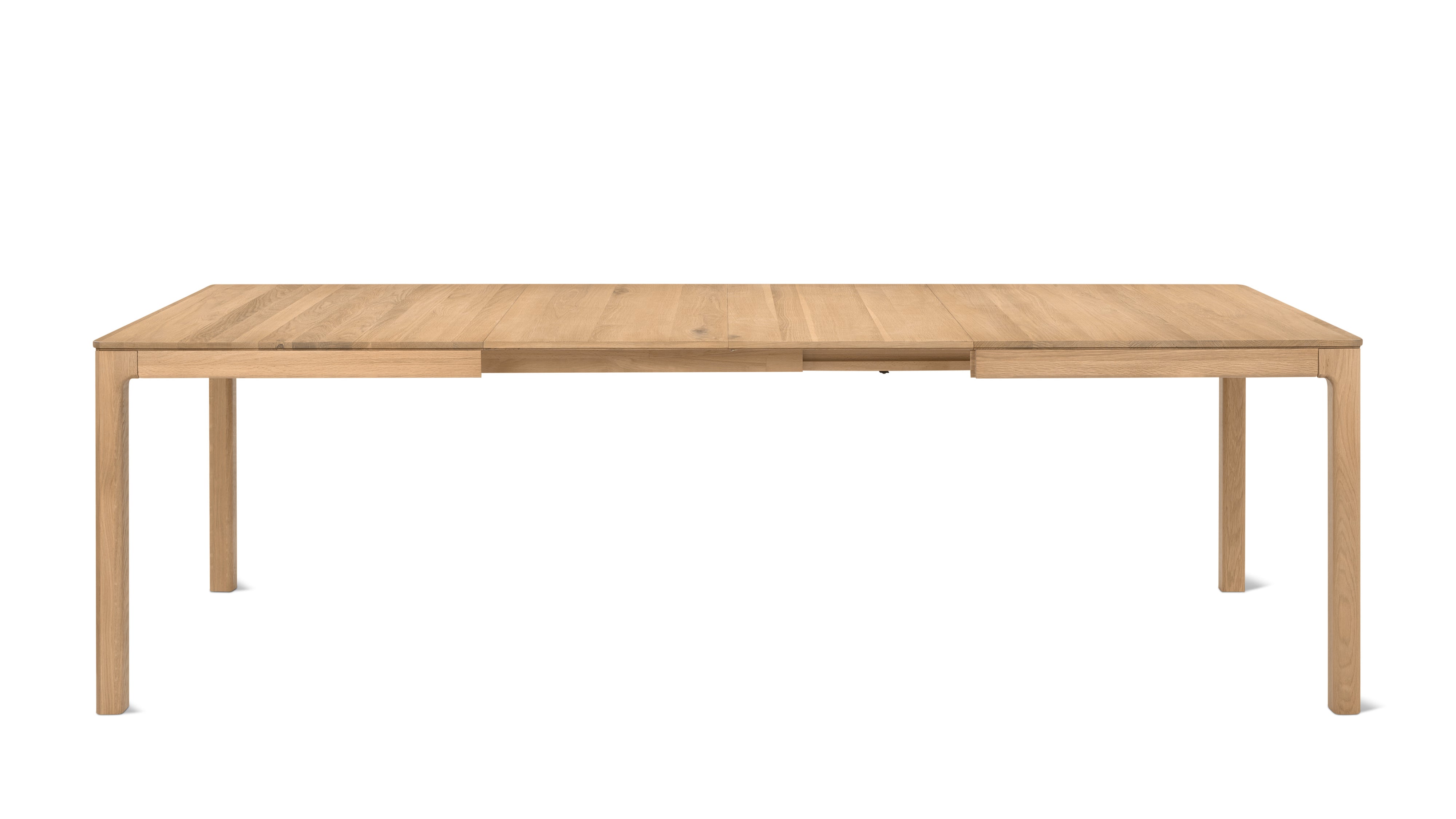 Bridge Extendable Dining Table, Seats 6-10, Oak