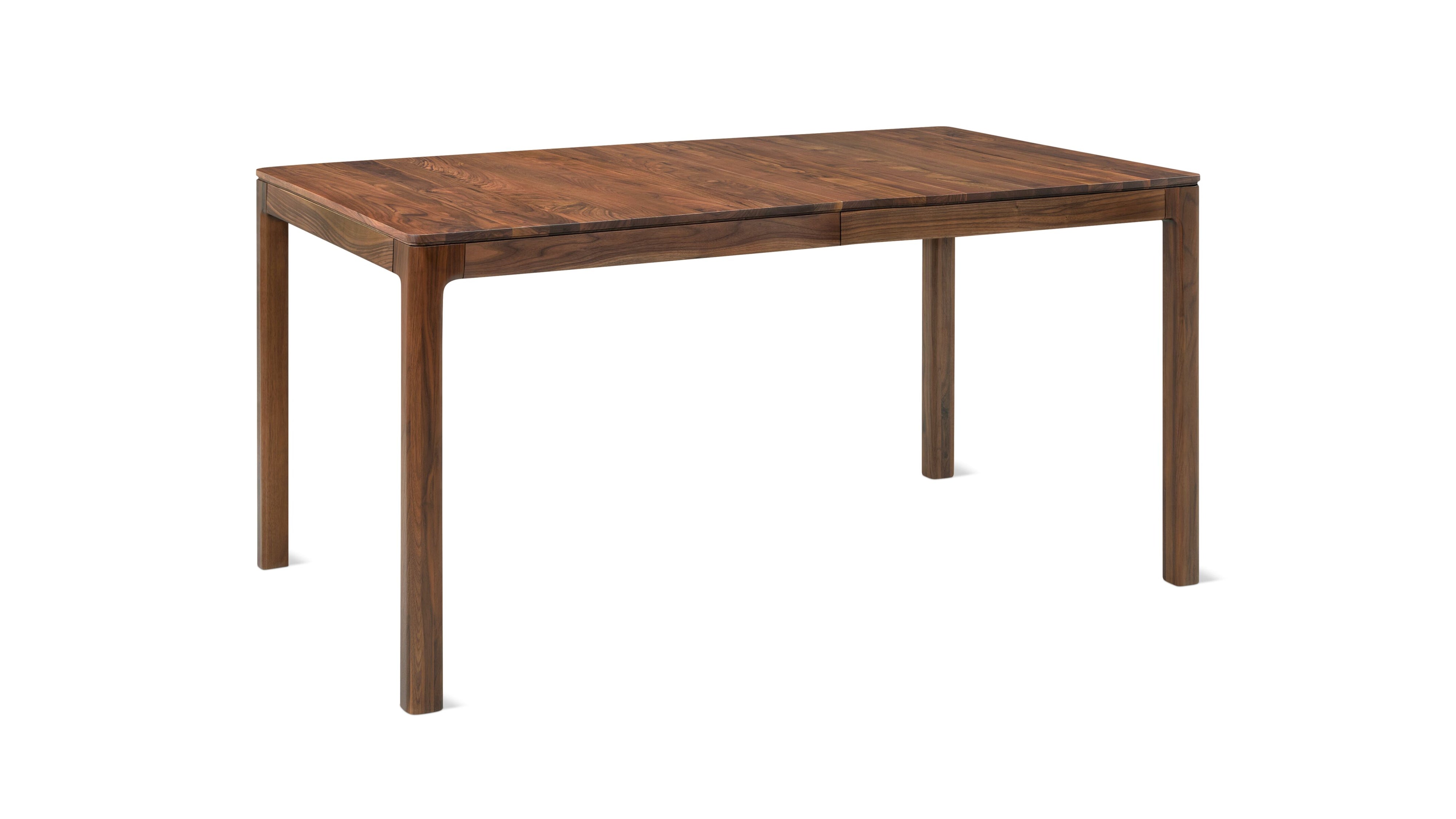 Bridge Extendable Dining Table, Seats 6-10, American Walnut