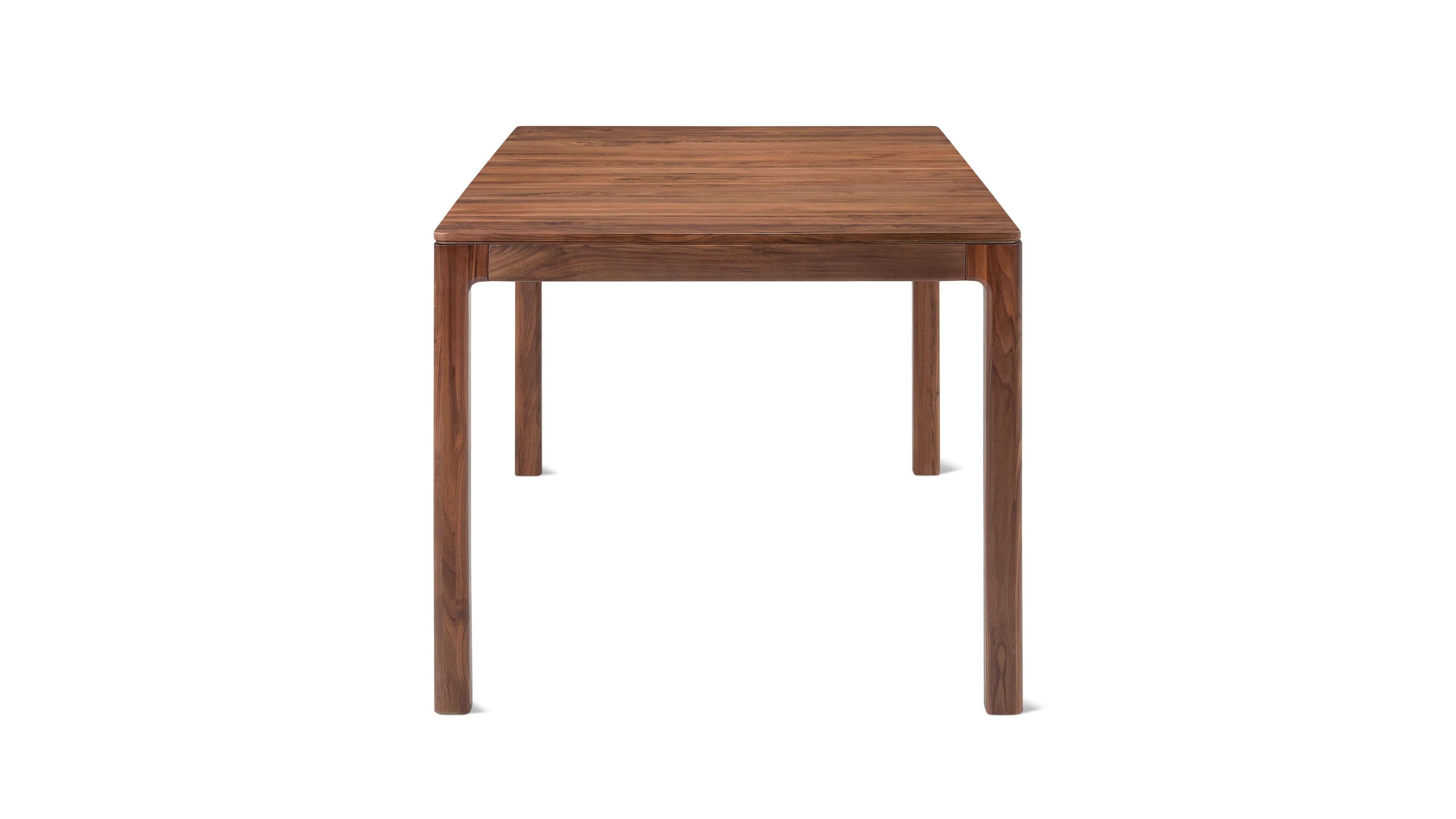 Bridge Extendable Dining Table, Seats 6-10, American Walnut