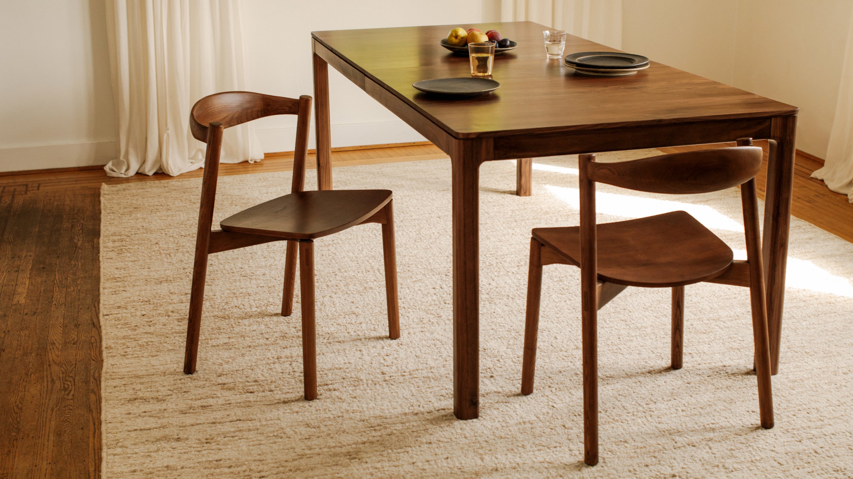 Haven Dining Chair (Set Of Two), Stained Walnut - Sundays CompanyDNC-EW-003-124
