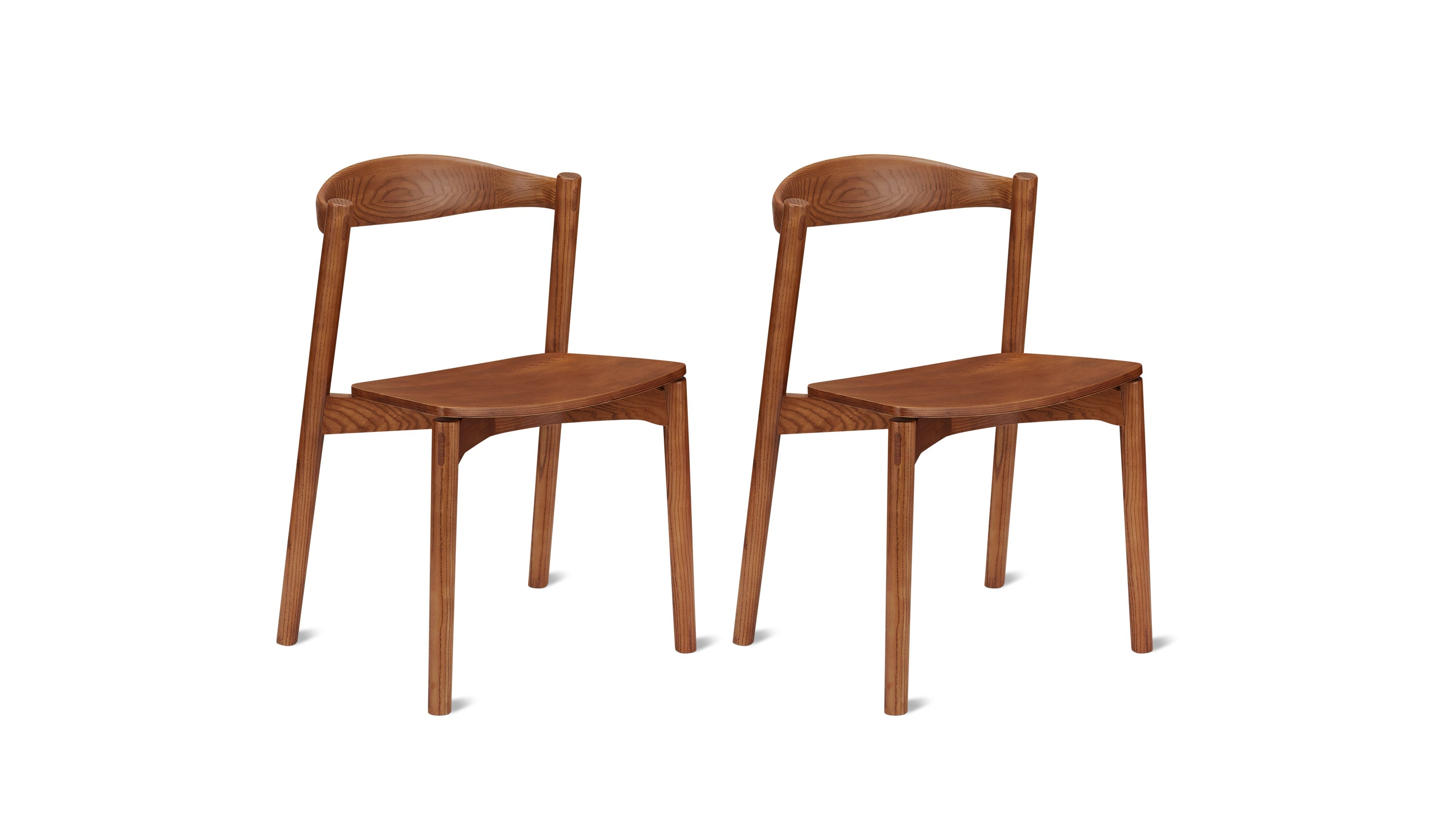 Haven Dining Chair (Set Of Two), Stained Walnut