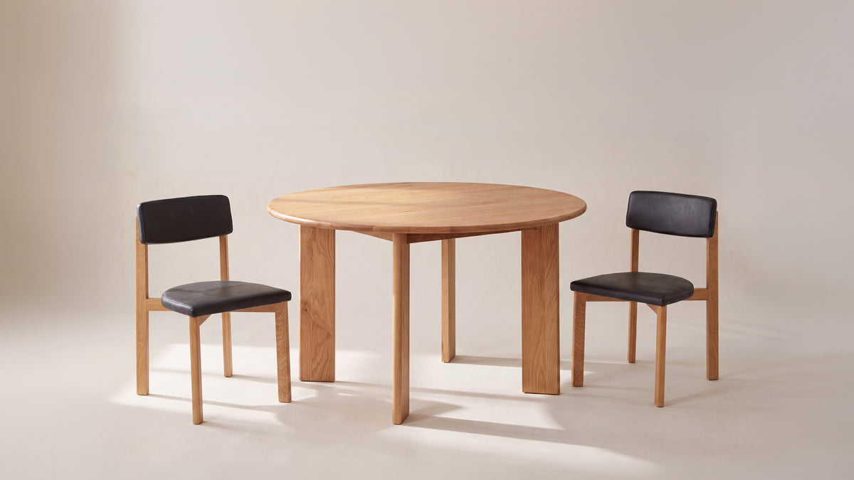 Frame Dining Chair, Oak, Caviar
