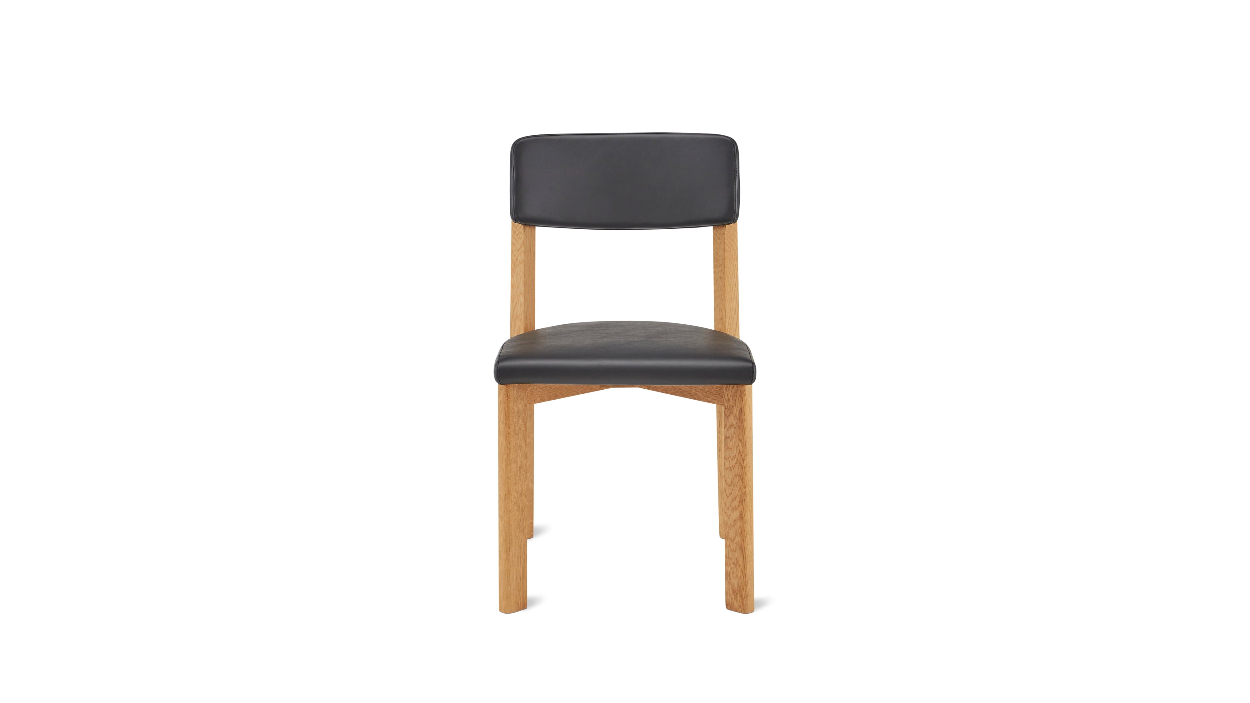 Frame Dining Chair, Oak, Caviar