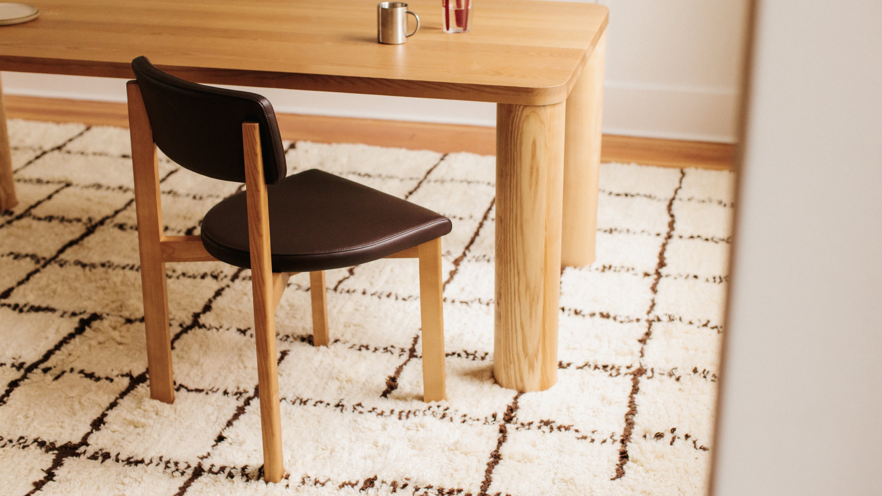 Frame Dining Chair, Oak Cocoa