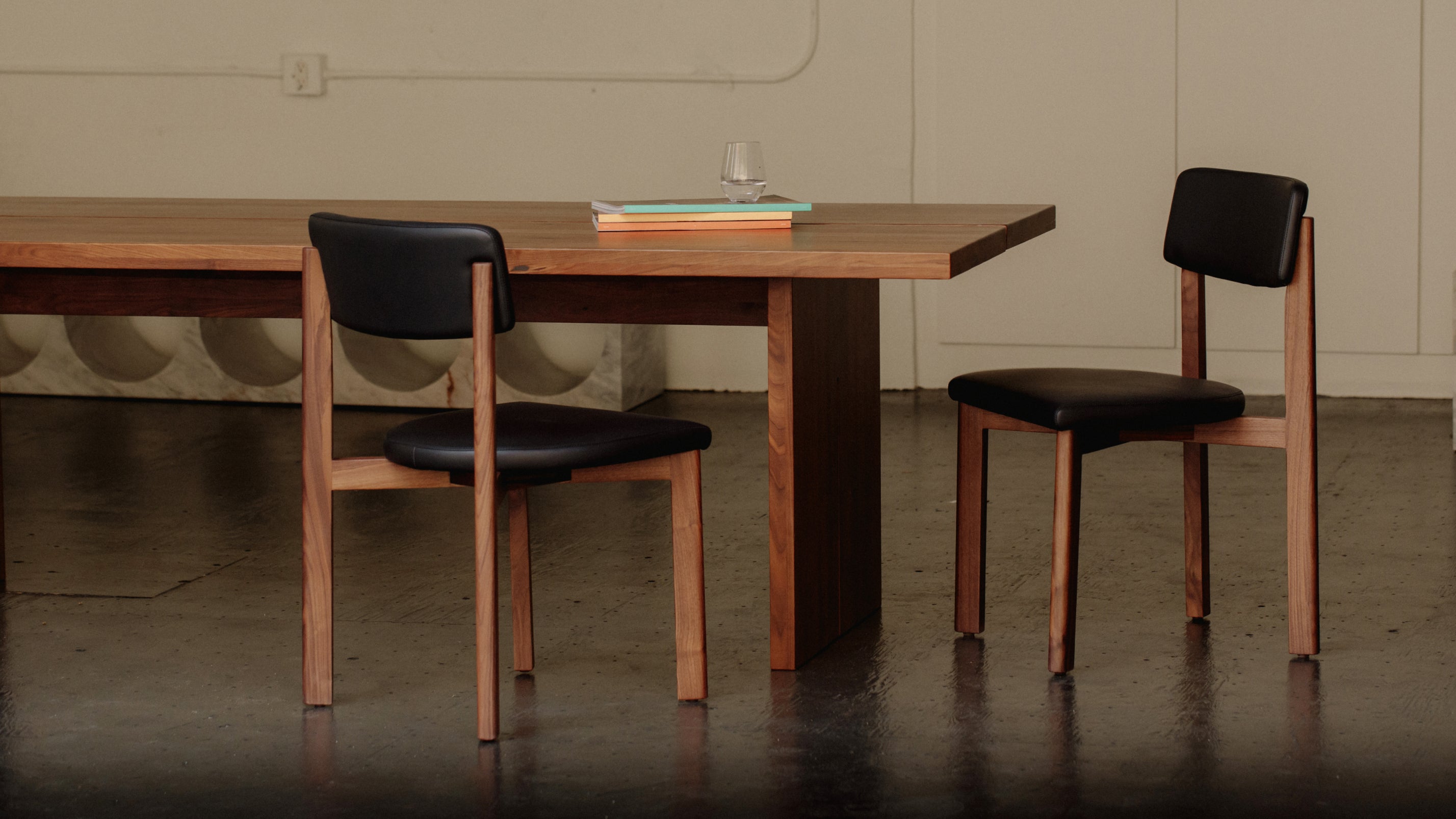 Frame Dining Chair, Walnut, Cocoa