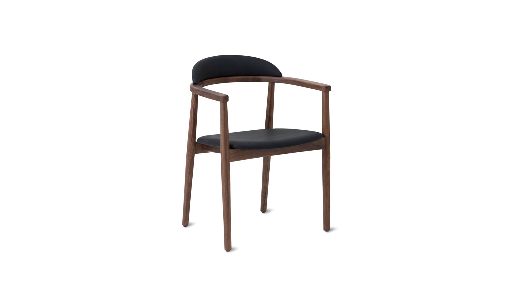Count On Me Dining Chair, Walnut, Black Seat - Sundays CompanyDNC - SH - 007 - 002