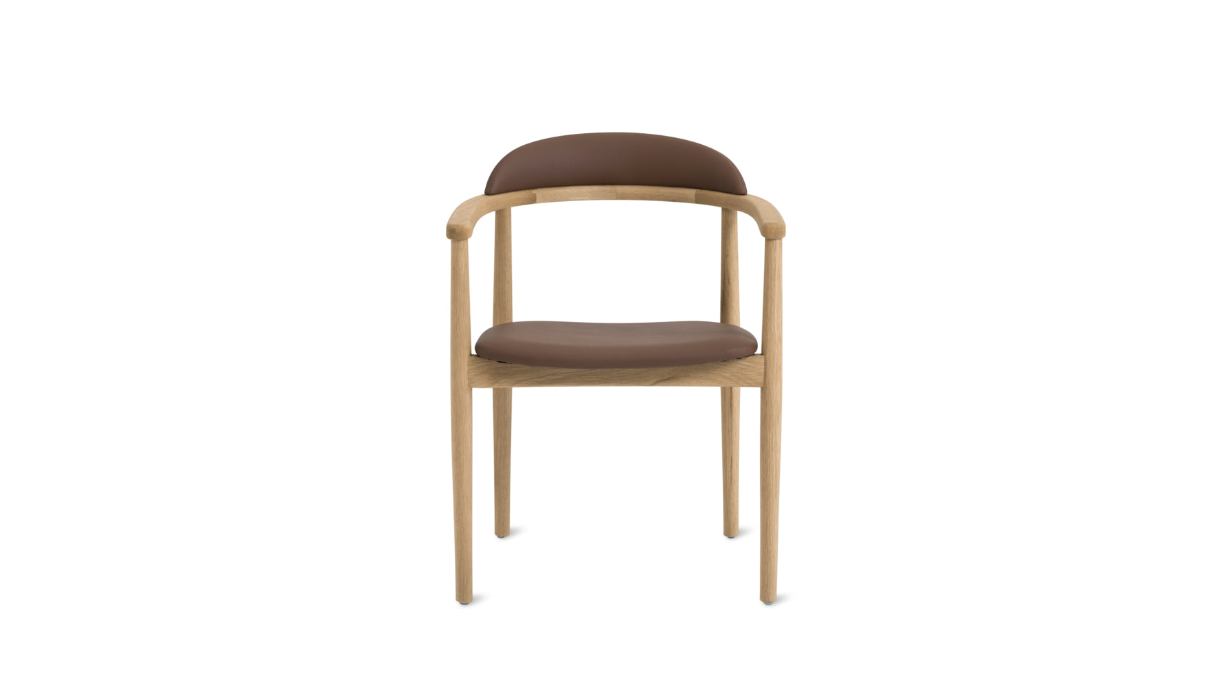 Count On Me Dining Chair, Natural Oak Brown - Image 1