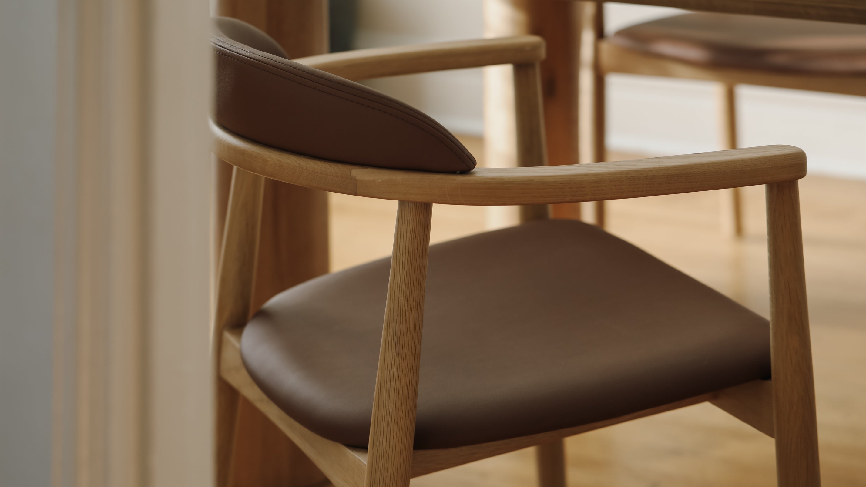 Count On Me Dining Chair, Natural Oak Brown - Image 3
