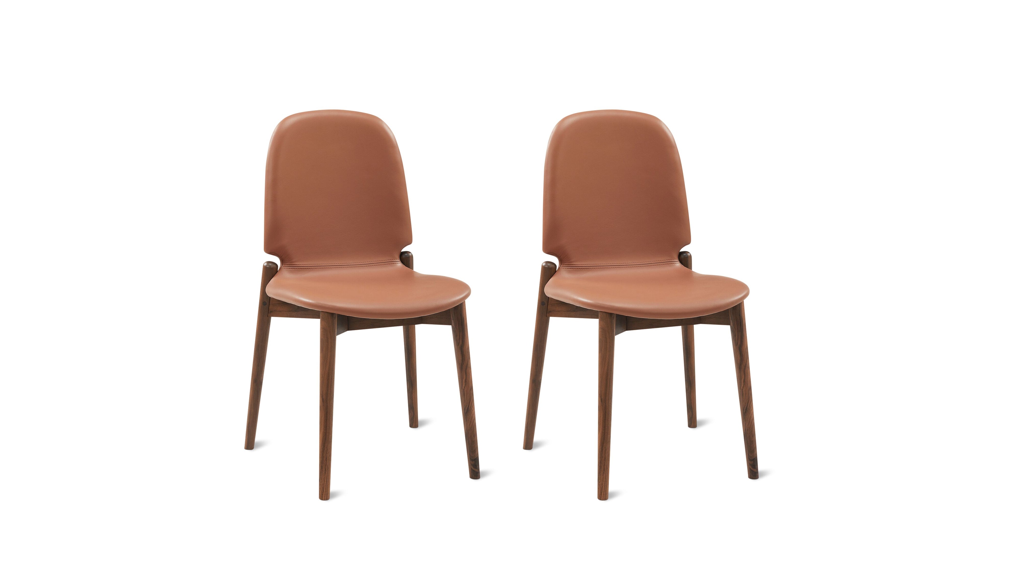 Dine In Dining Chair (Set Of Two), Walnut/Pecan