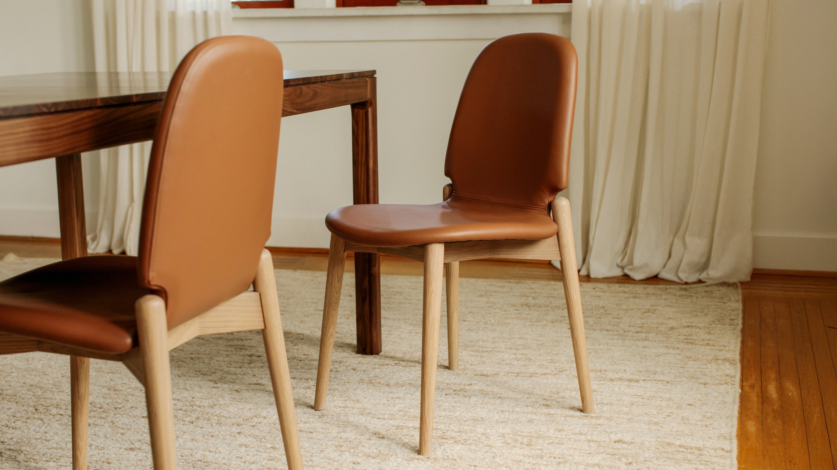 Dine In Dining Chair (Set Of Two), Oak/Pecan - Sundays CompanyDNC-YC-001-024