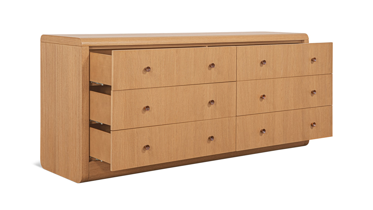 First Class Double Dresser, Oak