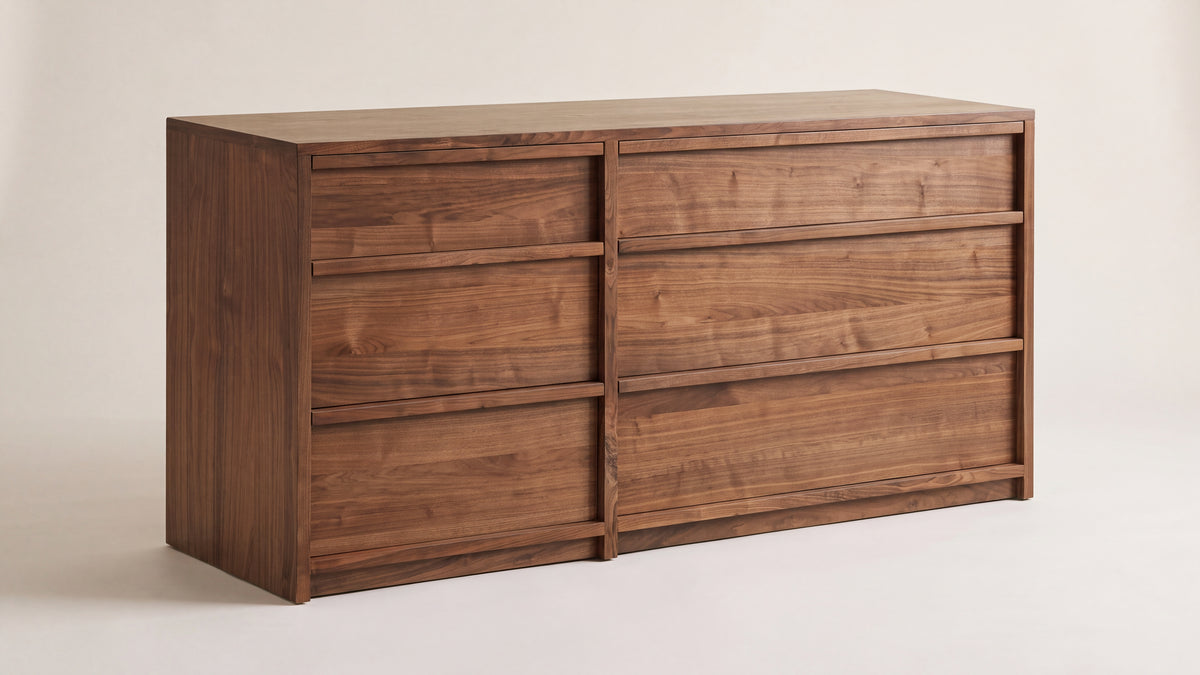 Harbour Double Dresser, Walnut