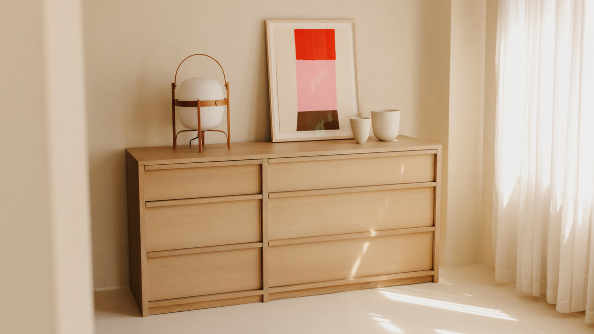 Harbour Double Dresser, Pale Oak