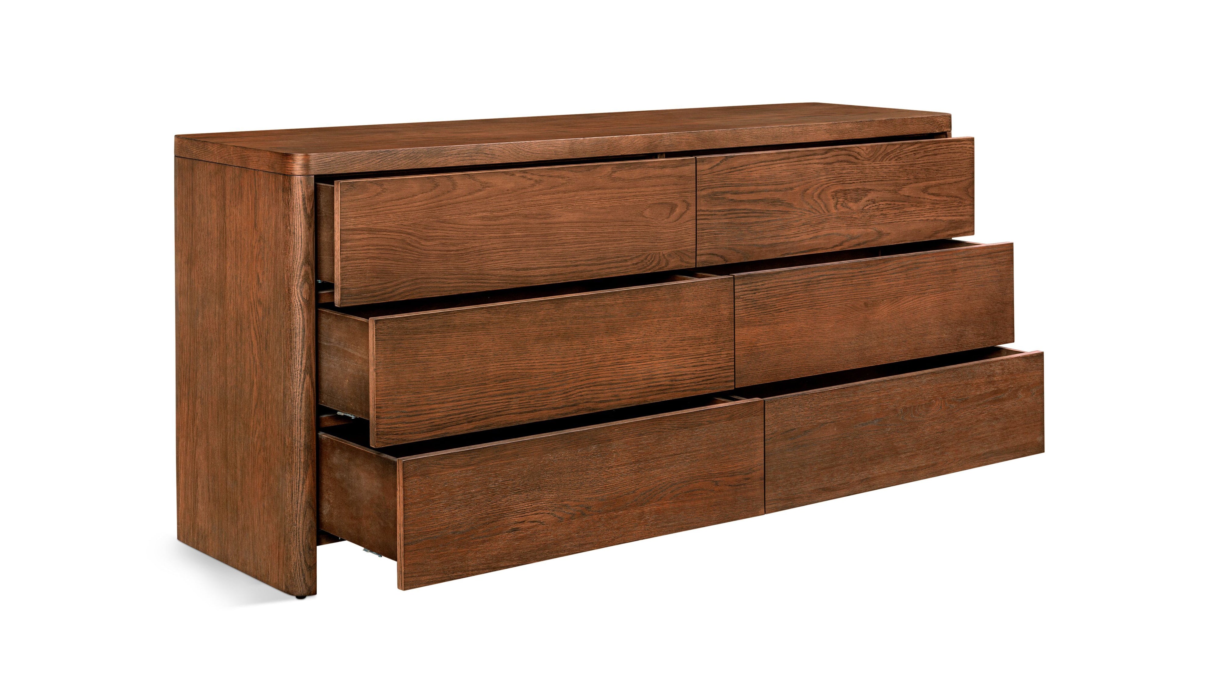 Form Dresser, Stained Walnut