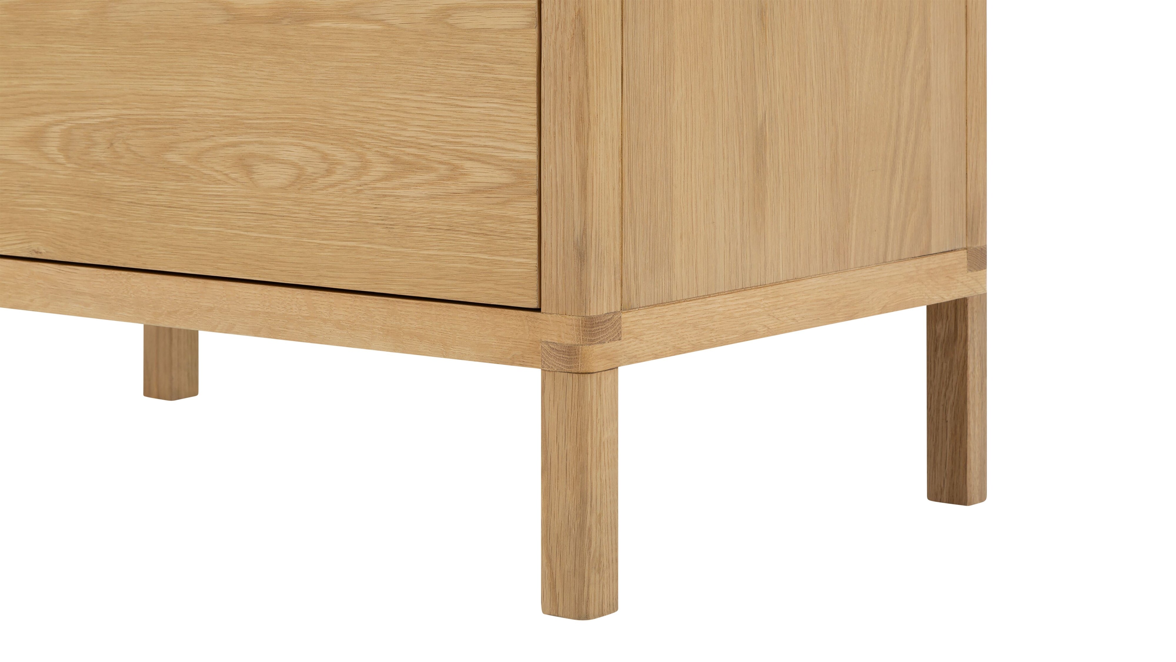 Glimpse Dresser, White Oak