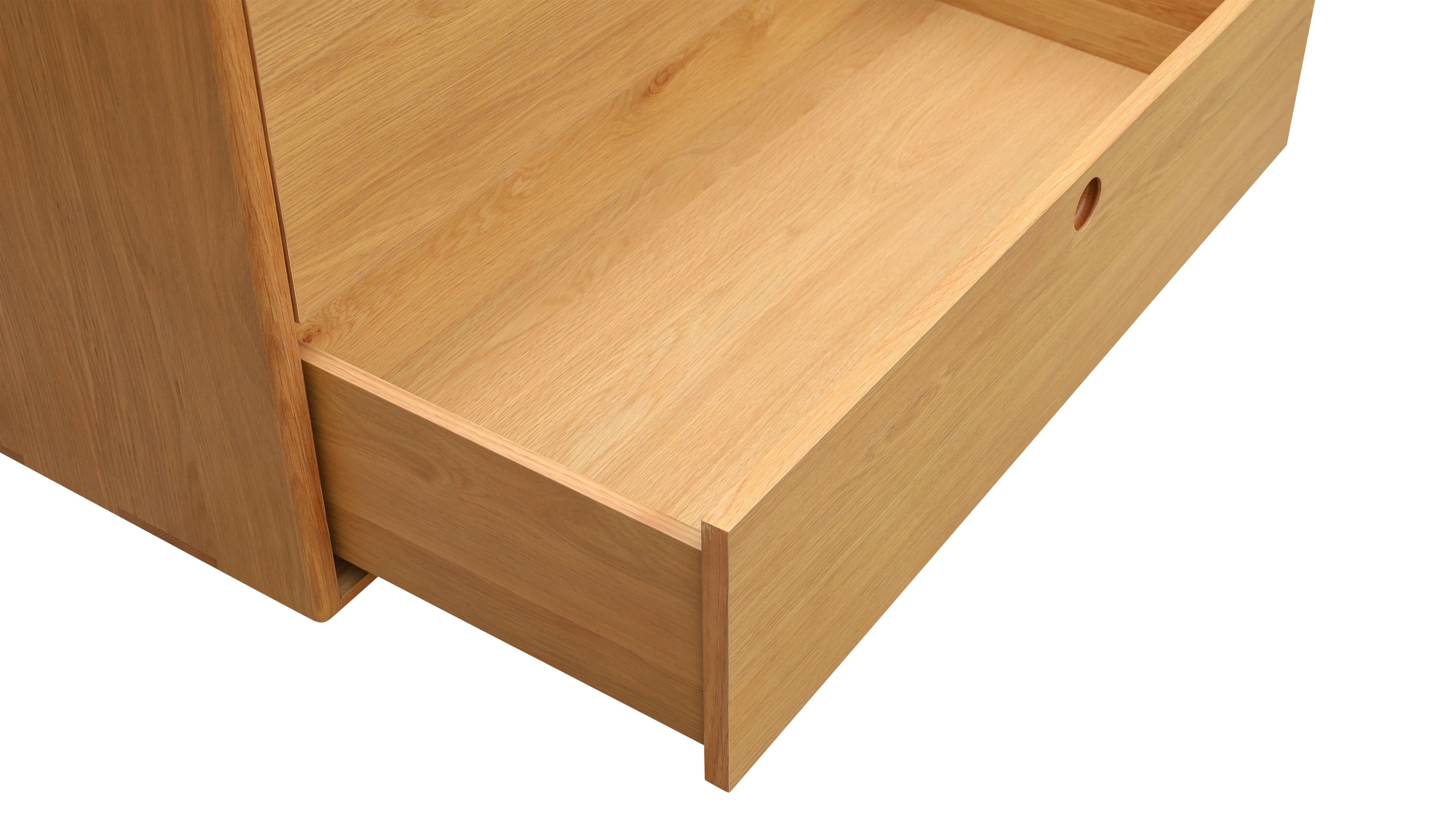 Square Up Double Dresser, Oak