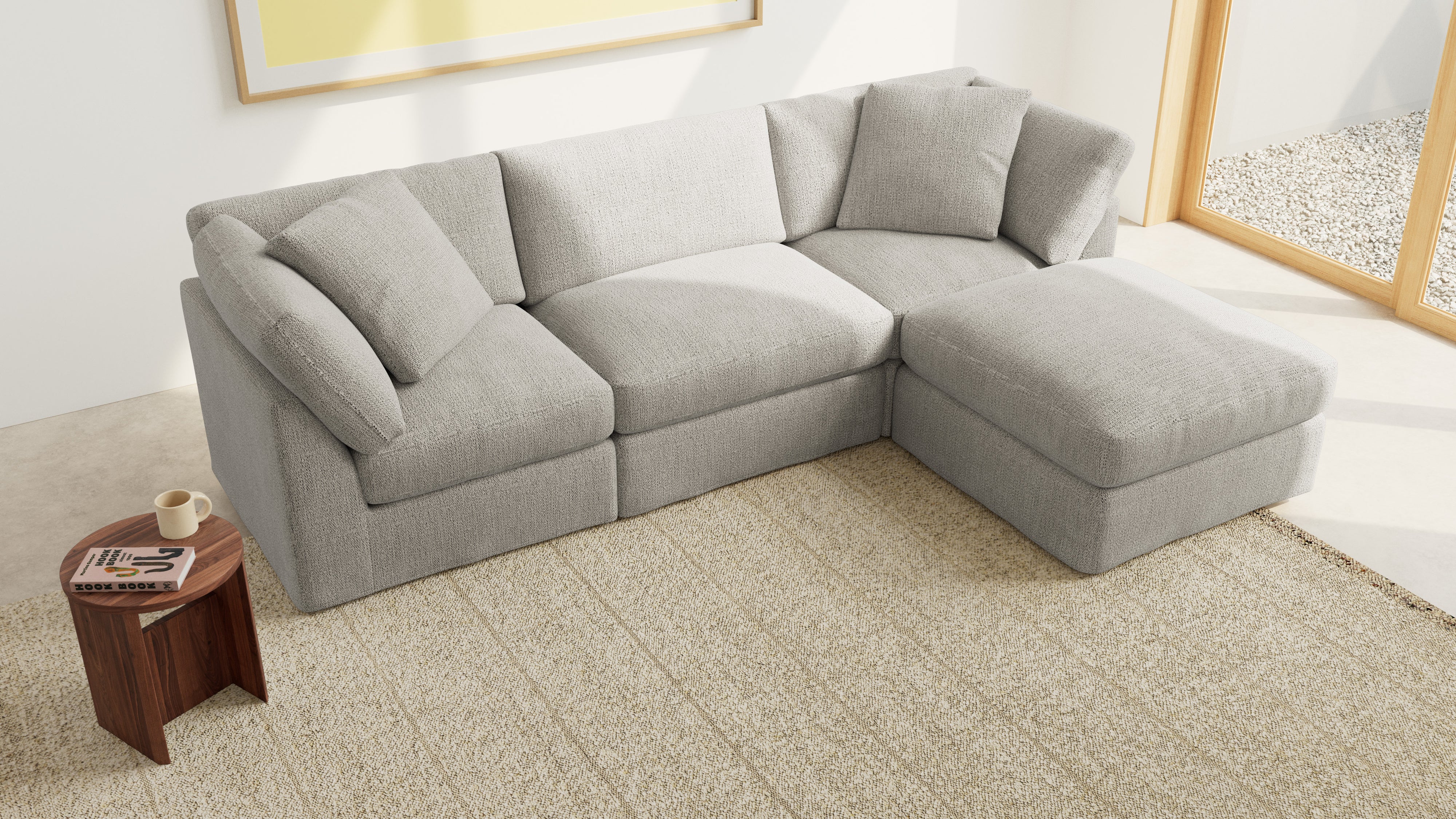 Get Together™ 4-Piece Modular Sectional, Standard, Oatmeal