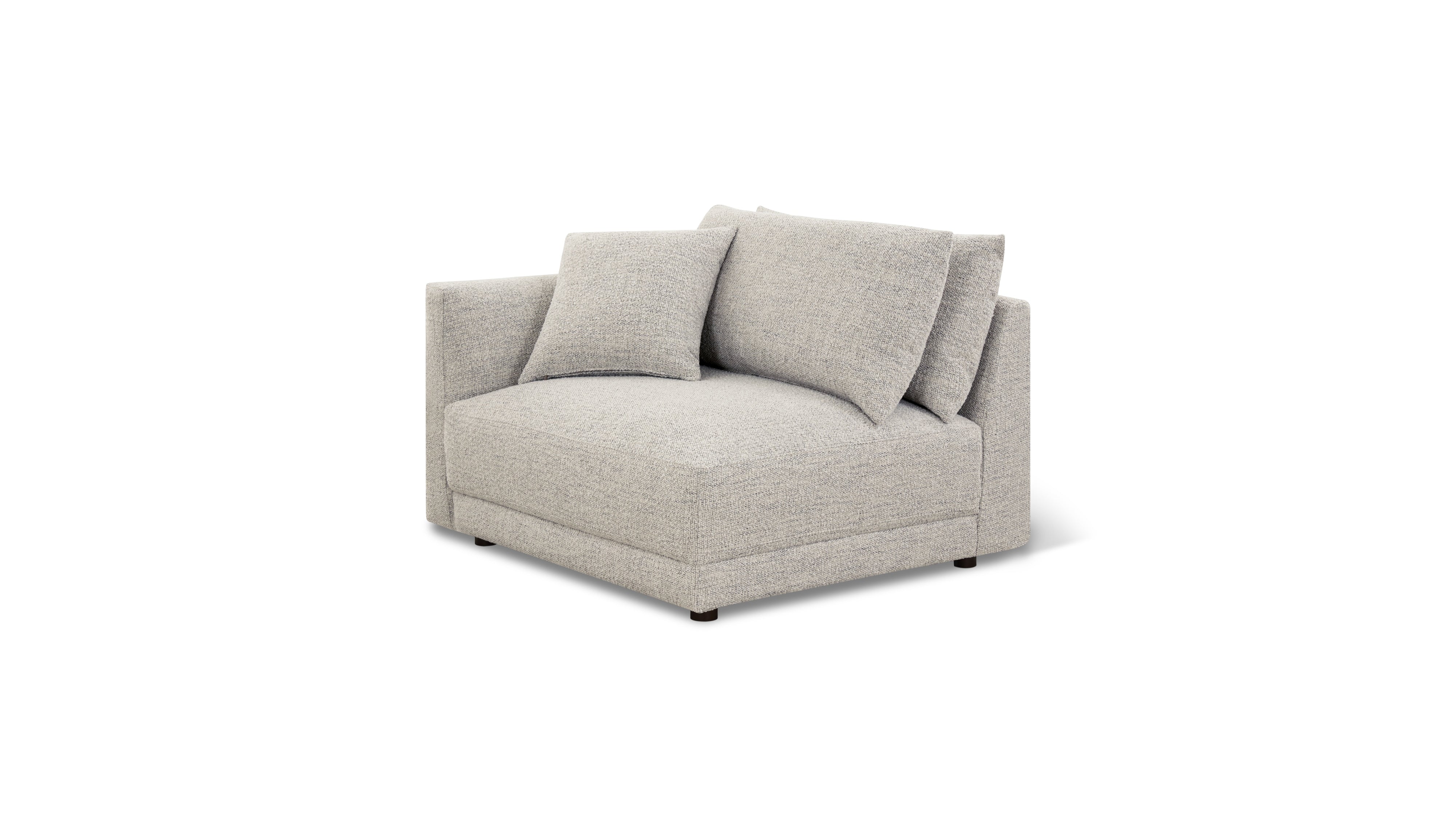 Soft Spot Left Arm Corner Chair, Oatmeal