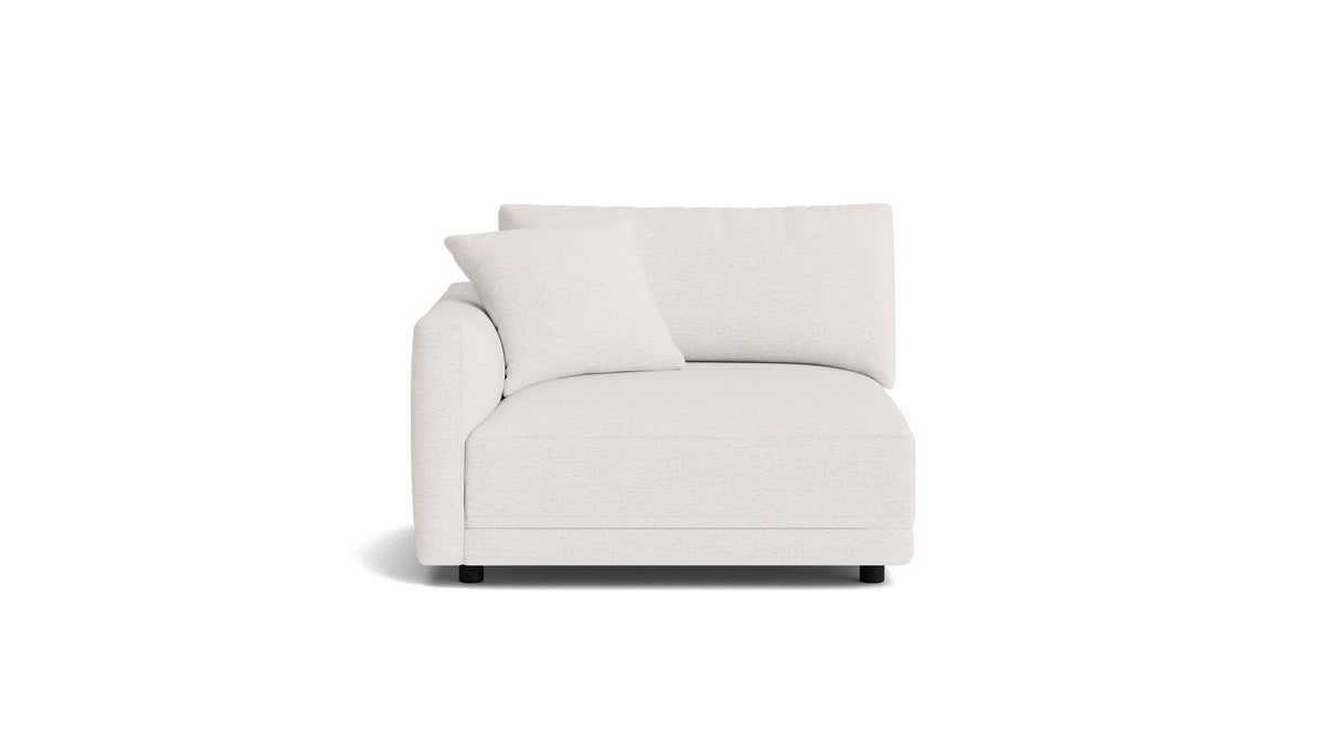 Soft Spot Left Arm Corner Chair, Nomad Snow