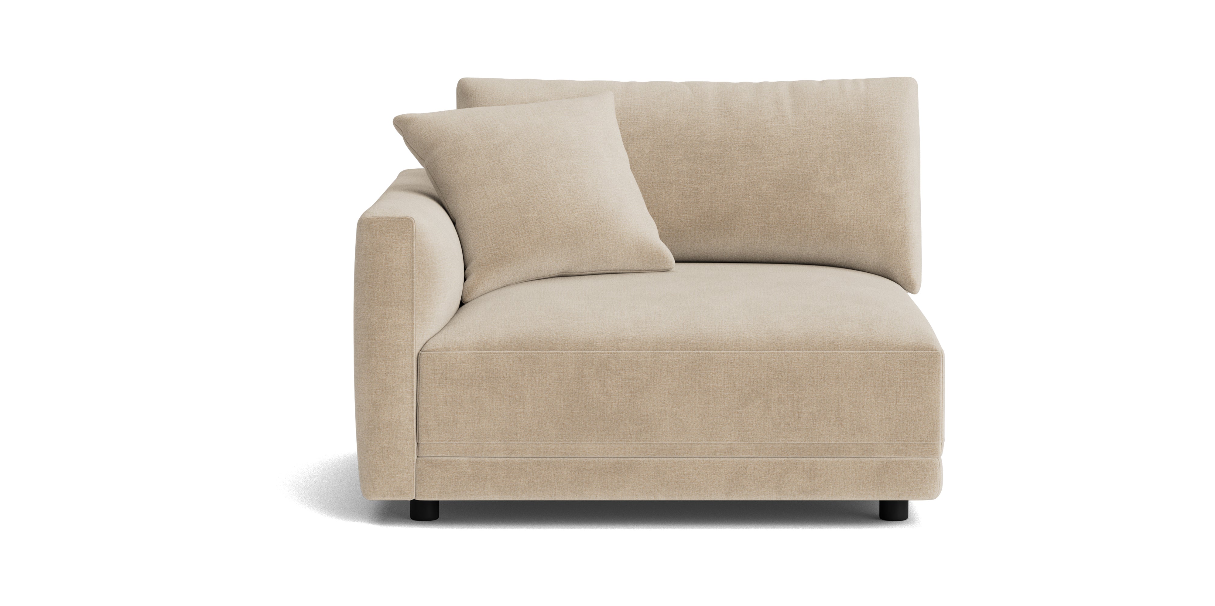 Soft Spot Left Arm Corner Chair, Cashew