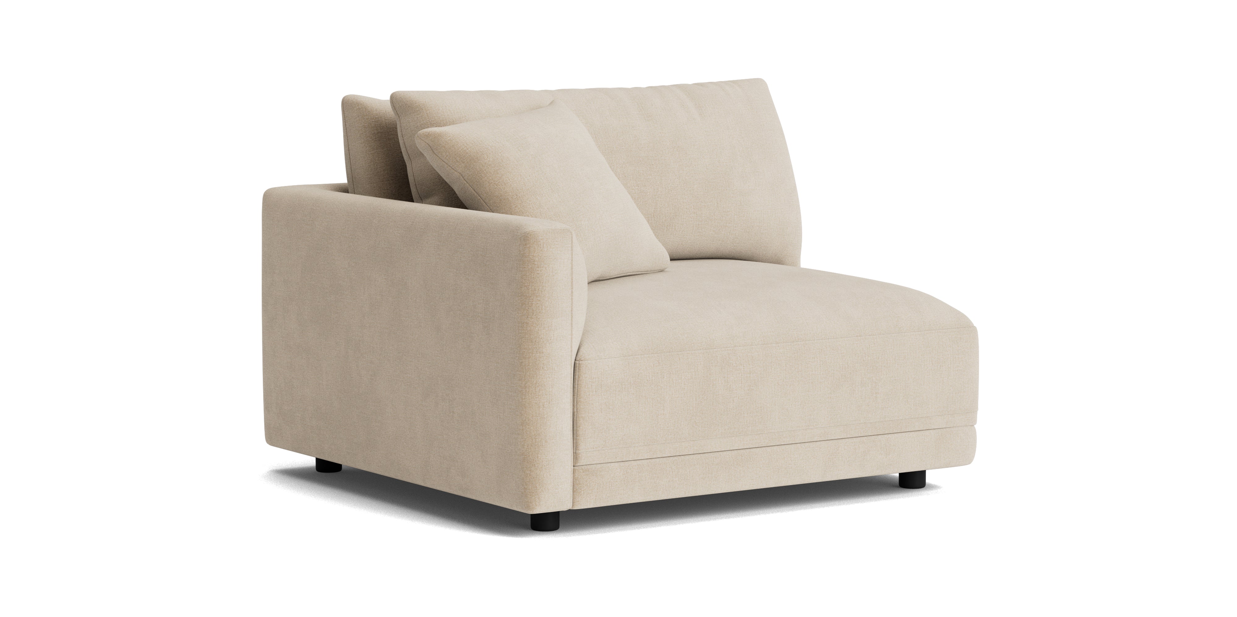 Soft Spot Left Arm Corner Chair, Cashew