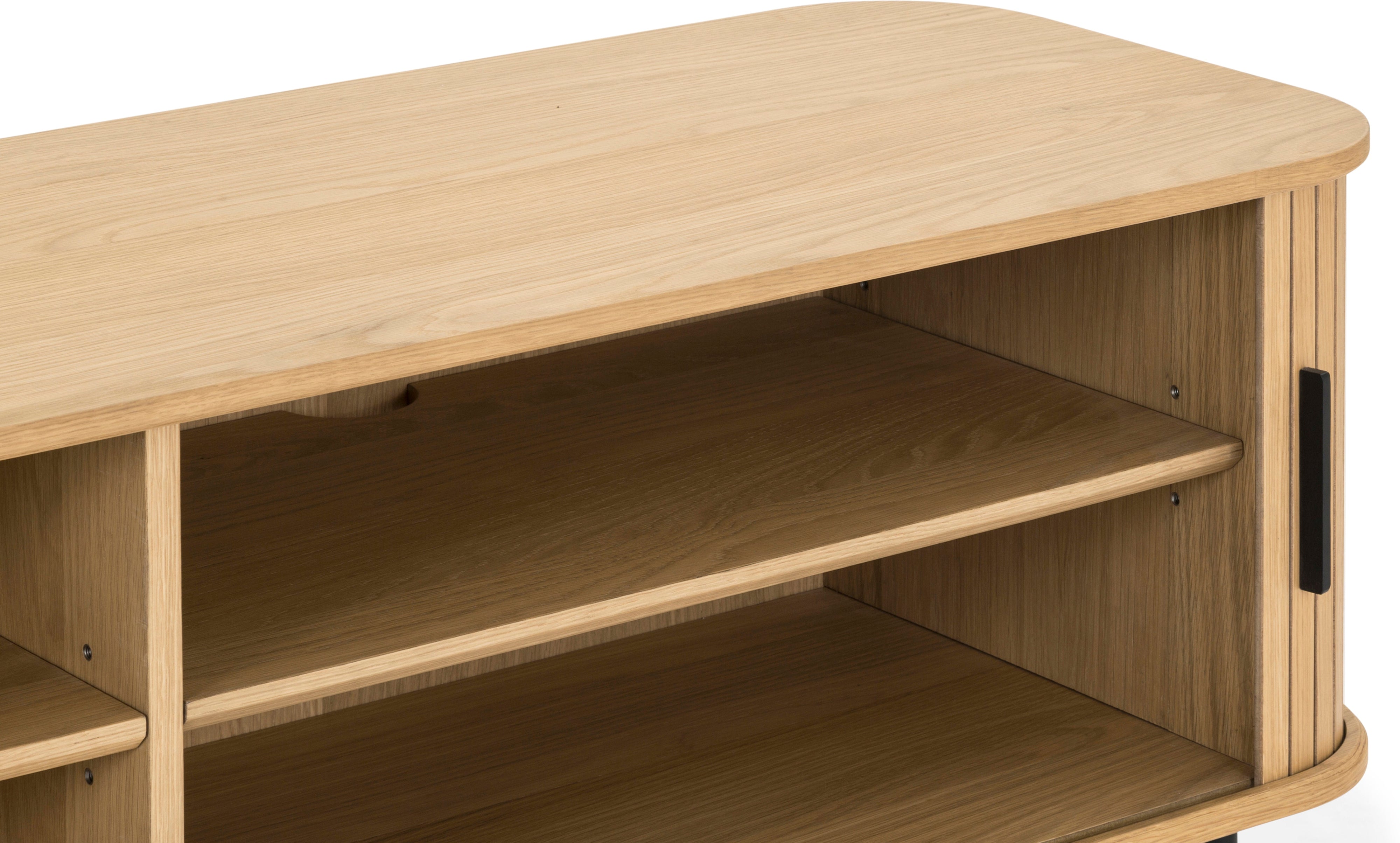Easy Edge Media Unit, White Oak