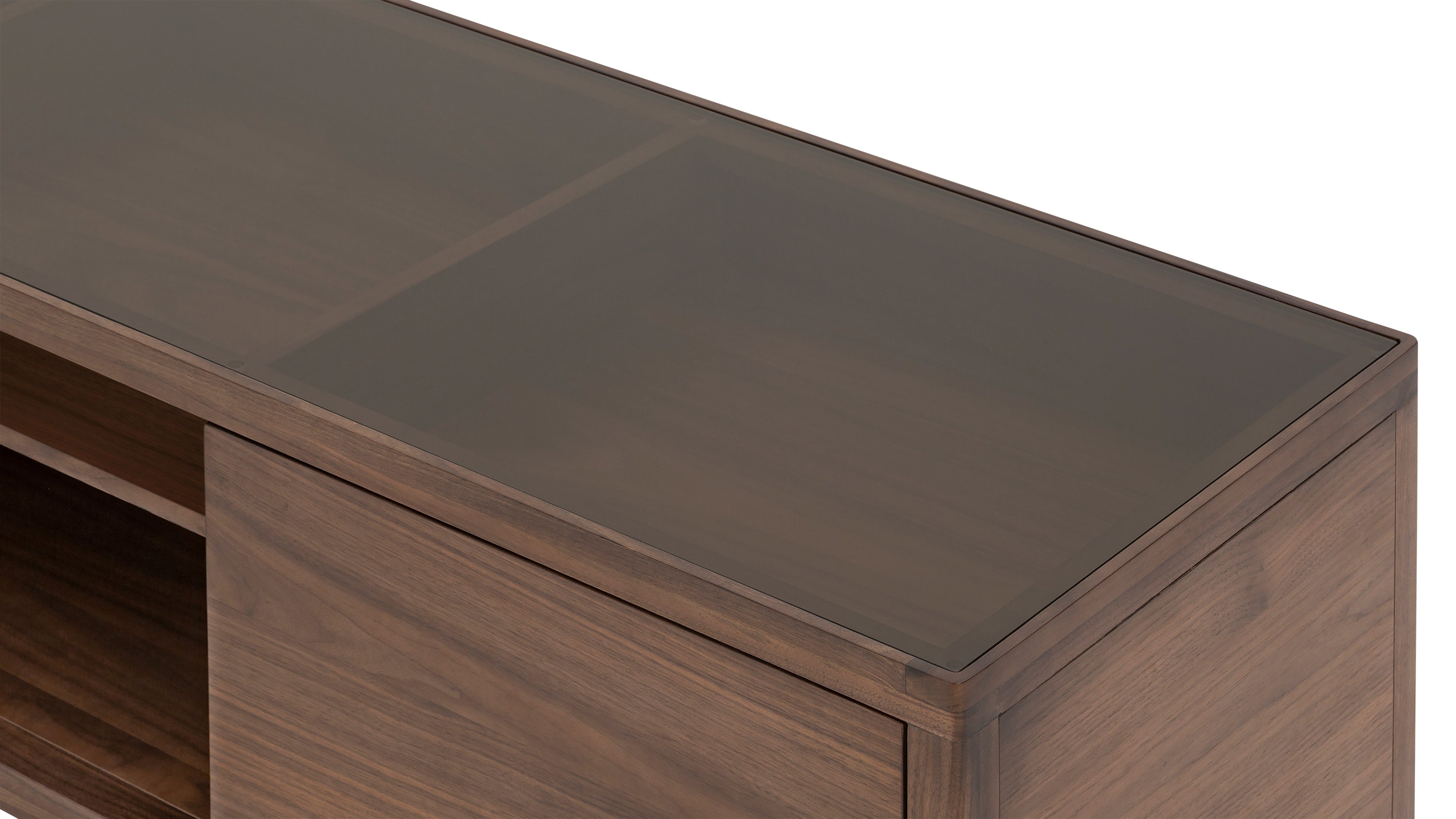 Glimpse Media Unit, Walnut
