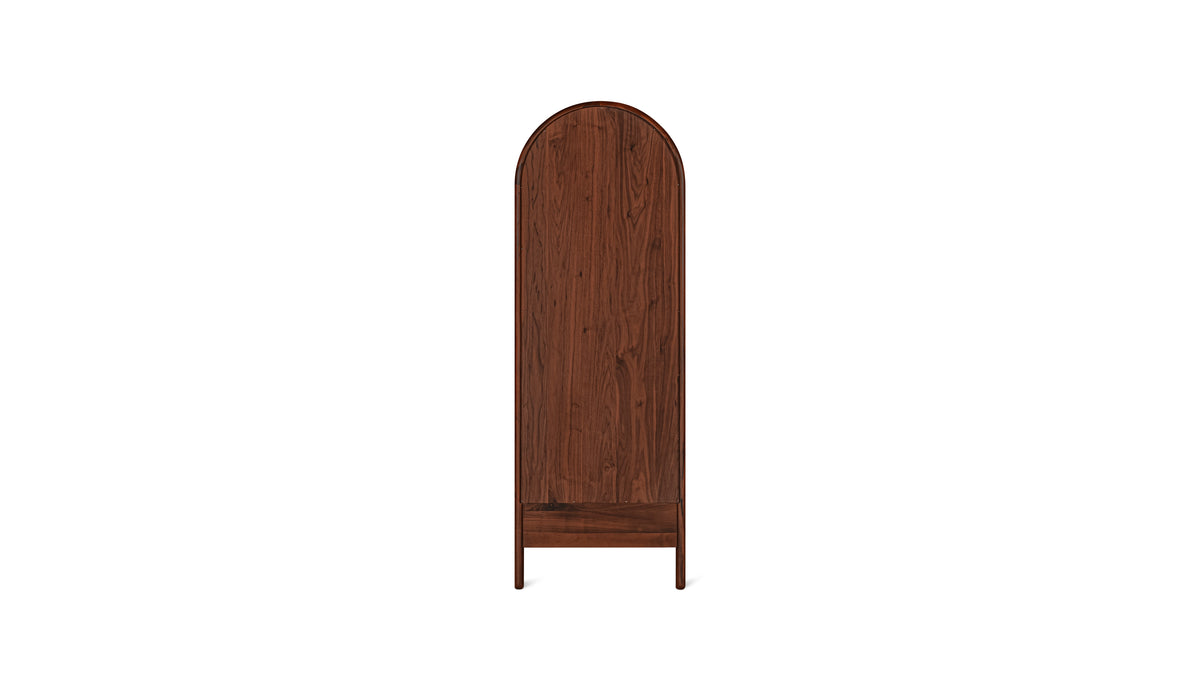 Harbour Mirror, Arched, Walnut