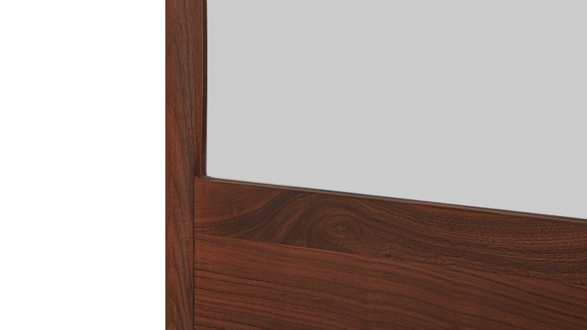 Harbour Mirror, Arched, Walnut
