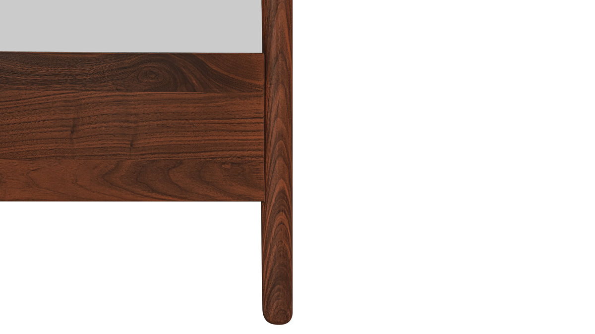 Harbour Mirror, Arched, Walnut