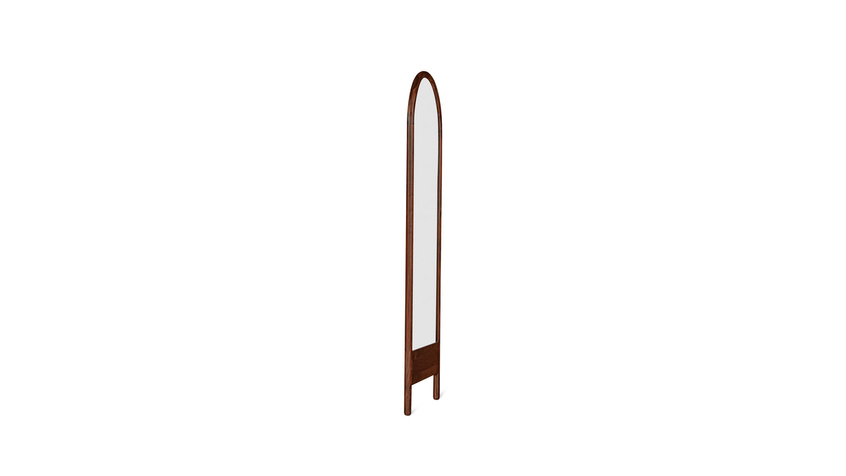Harbour Mirror, Arched, Walnut