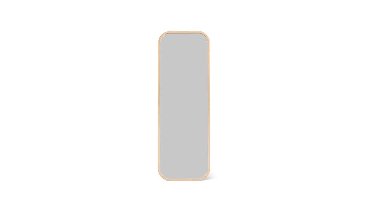 Harbour Mirror, Rectangular, Pale Oak