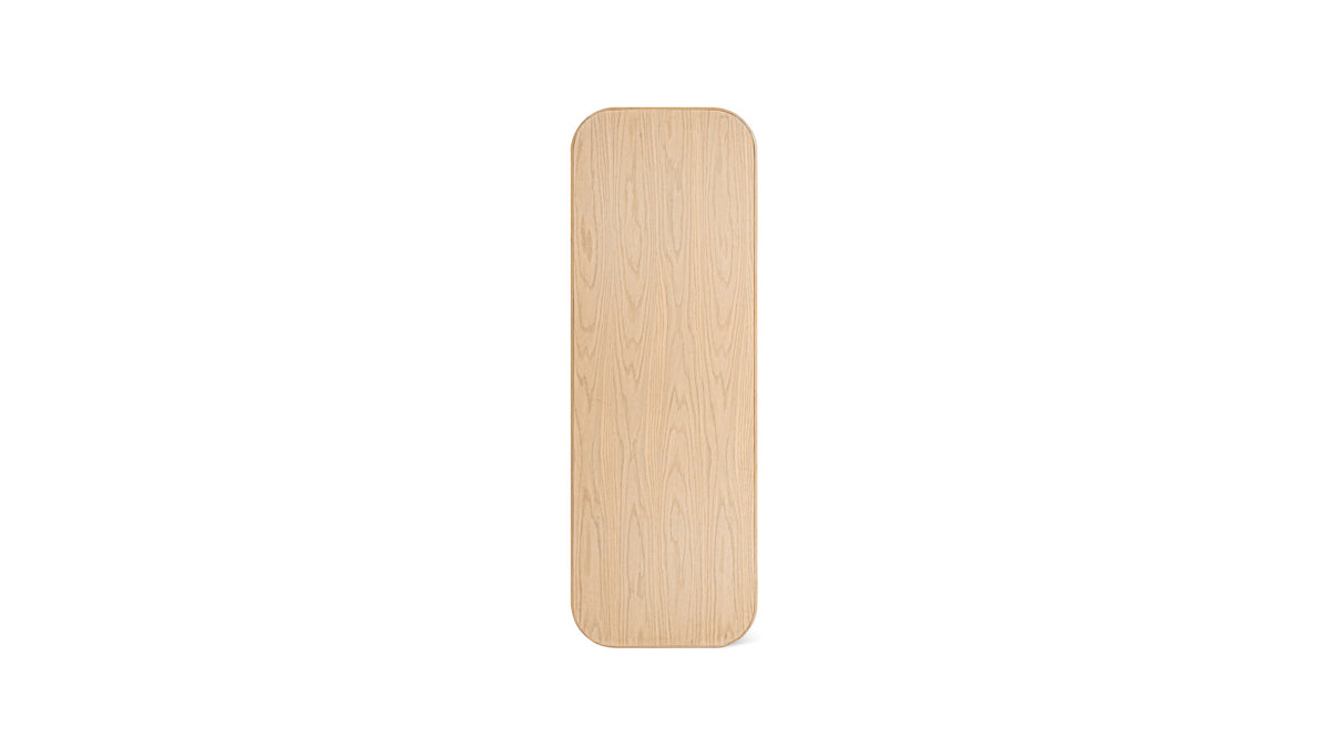 Harbour Mirror, Rectangular, Pale Oak