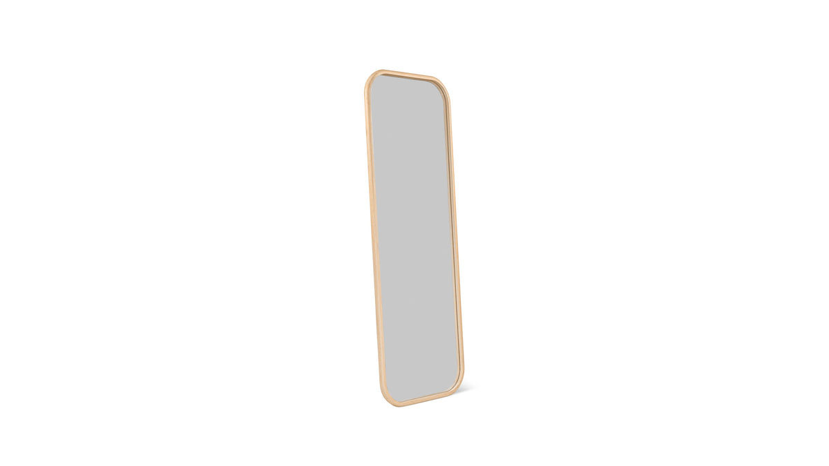 Harbour Mirror, Rectangular, Pale Oak
