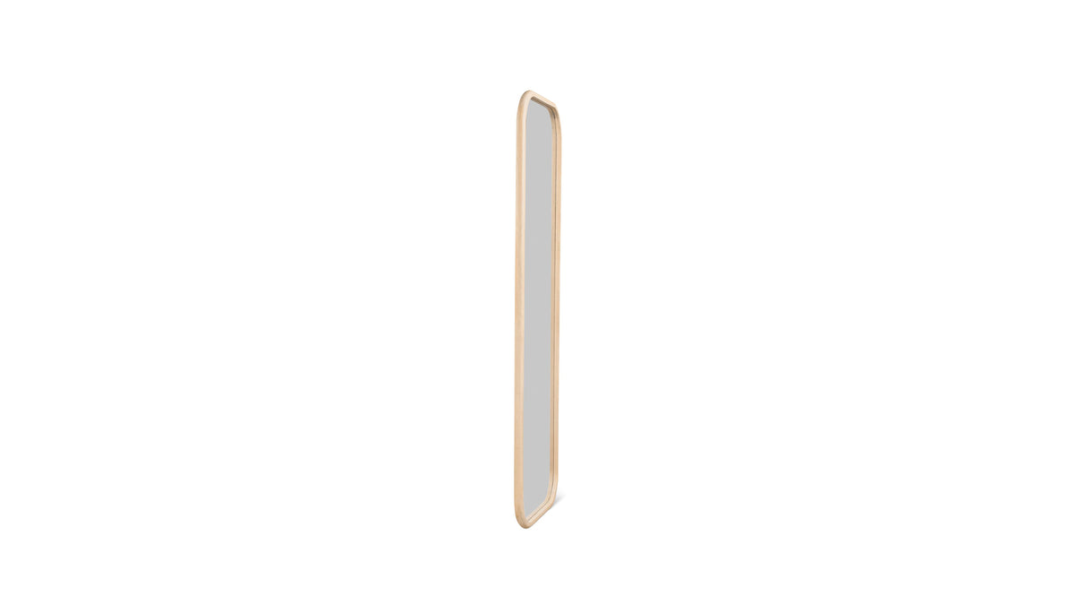 Harbour Mirror, Rectangular, Pale Oak