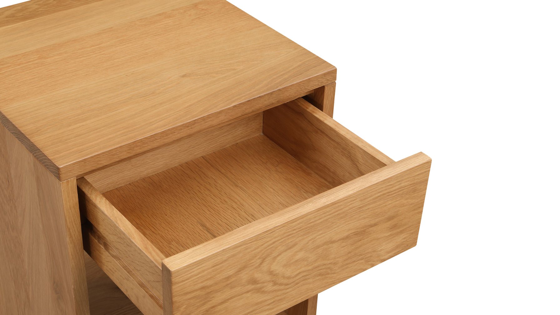 Rest Easy Nightstand With Drawer, Tall, Oak