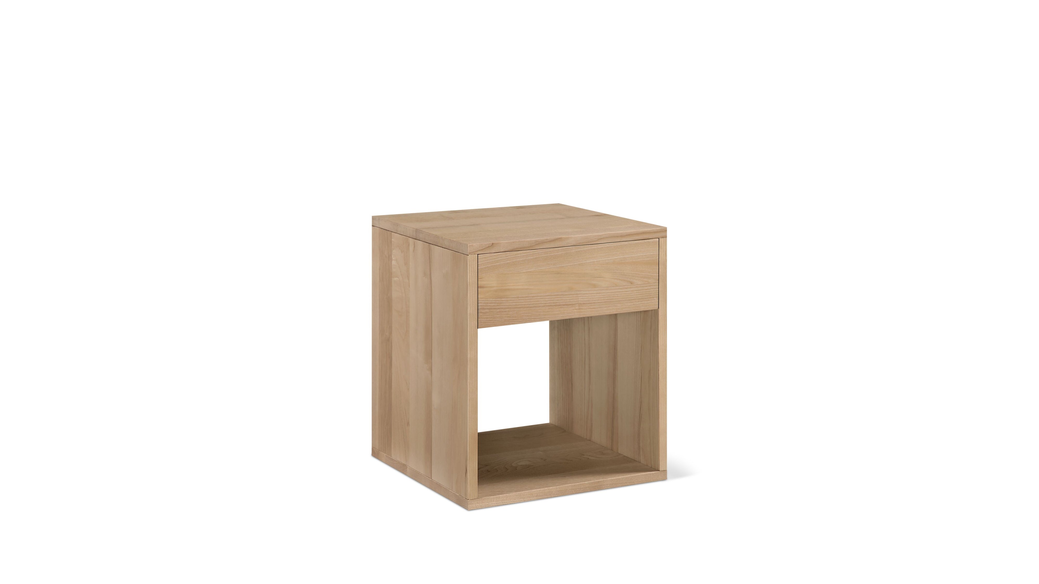 Rest Easy Nightstand With Drawer, Tall, Ash