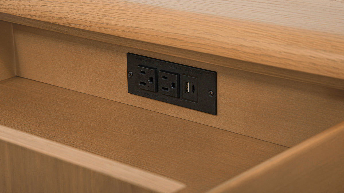 First Class Nightstand, Oak