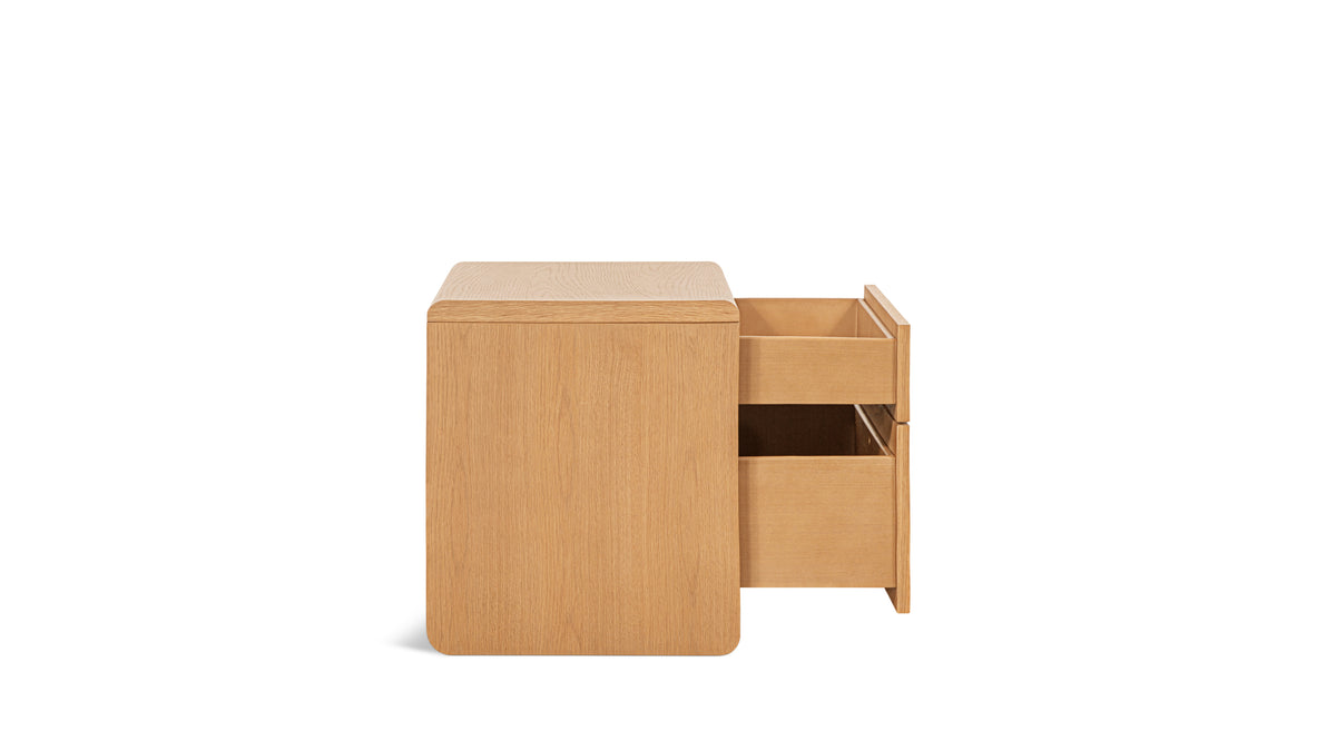 First Class Nightstand, Oak